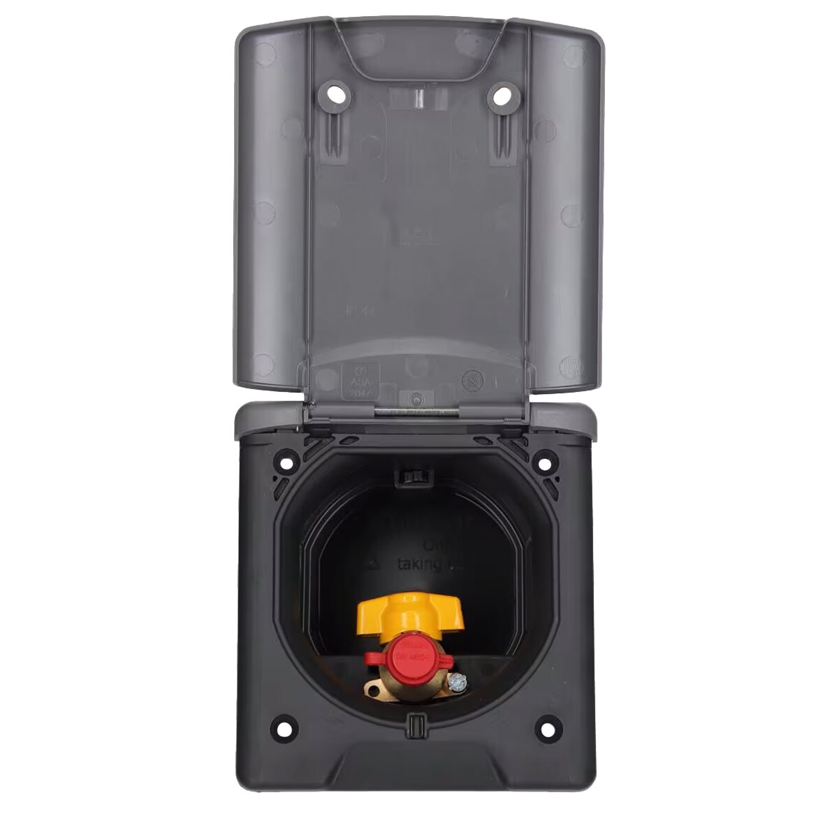 Exterior Socket Gas, dark grey