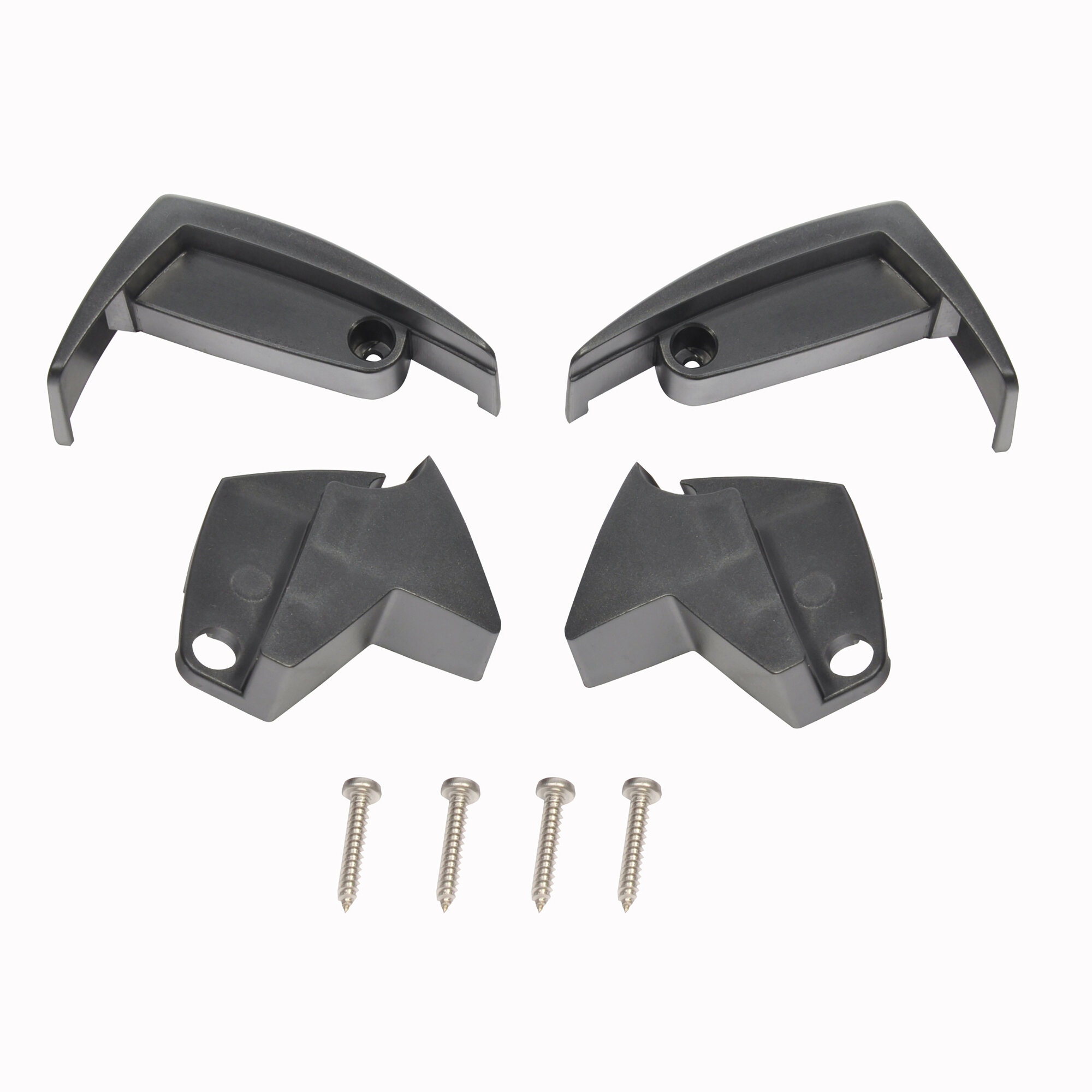 Front Panel End Caps, Set Left and Right for TO 5102, anthracite