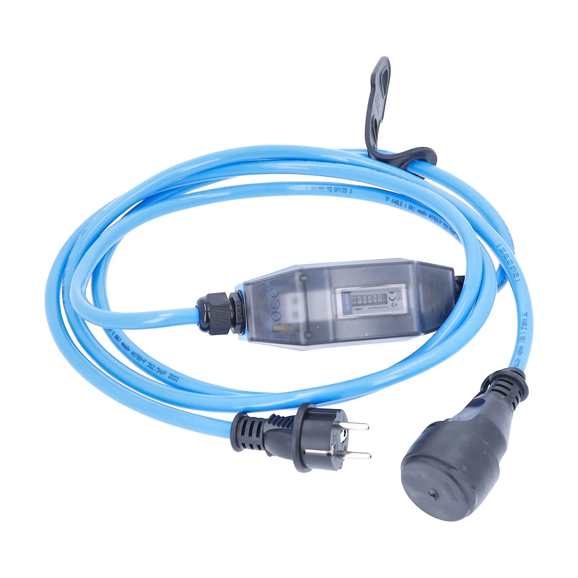 Electricity Meter ROCO 1, 230 V MID with SCHUKO Plug and Socket