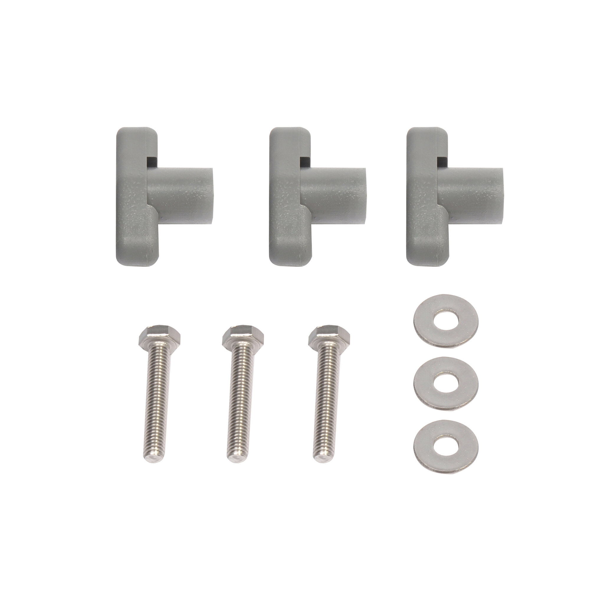 Adjusting Screw Clamping Profile, 3 Pieces