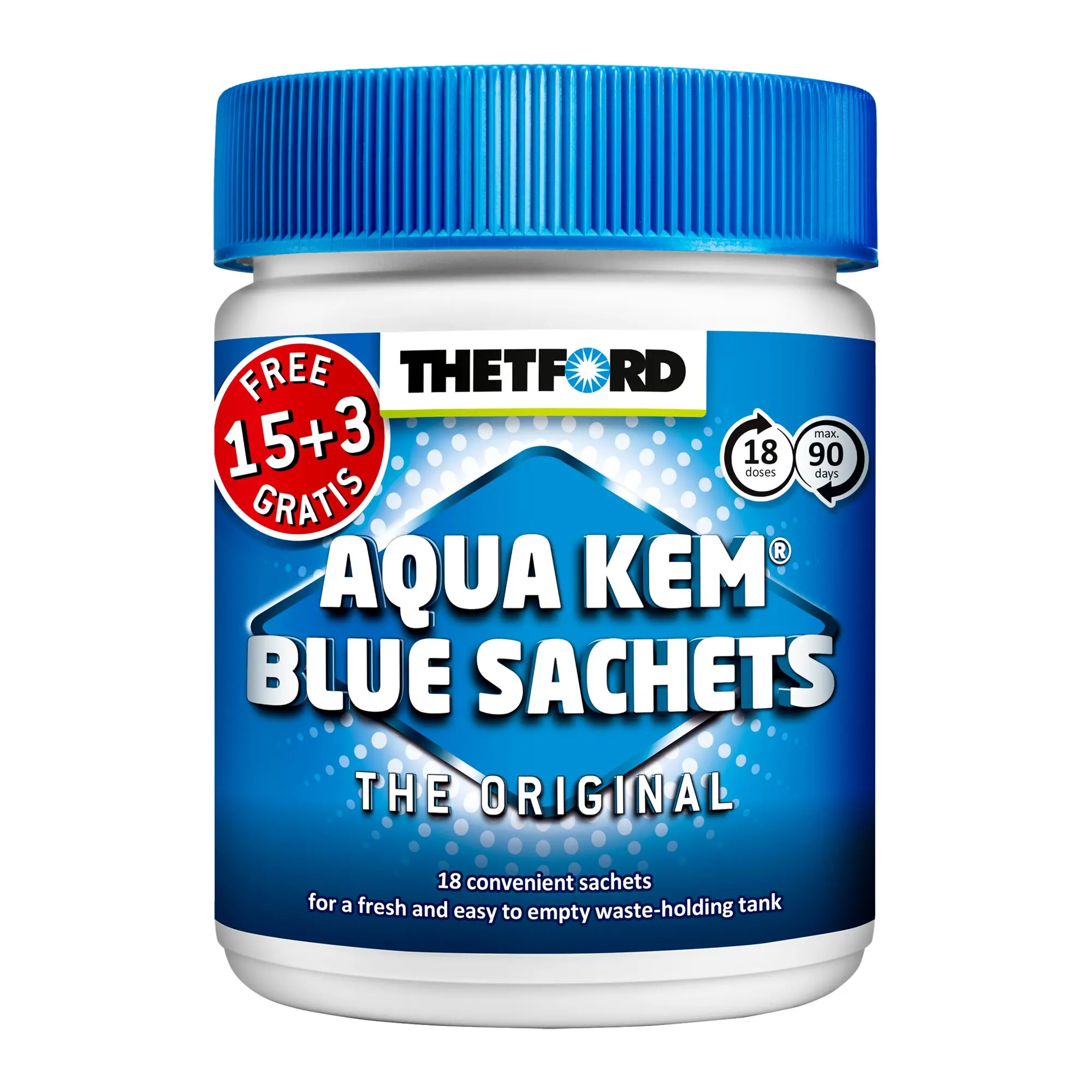 Toilettenzusatz Aqua Kem Sachets 15 + 3