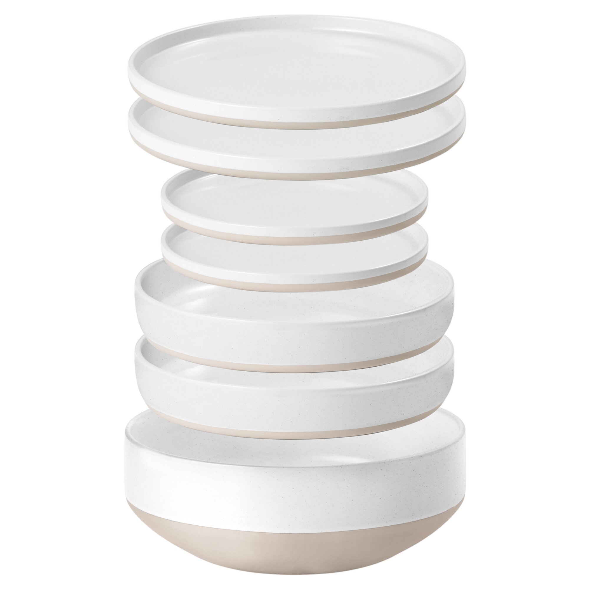Brunner Geschirrset 6-in-1 Odette, weiß