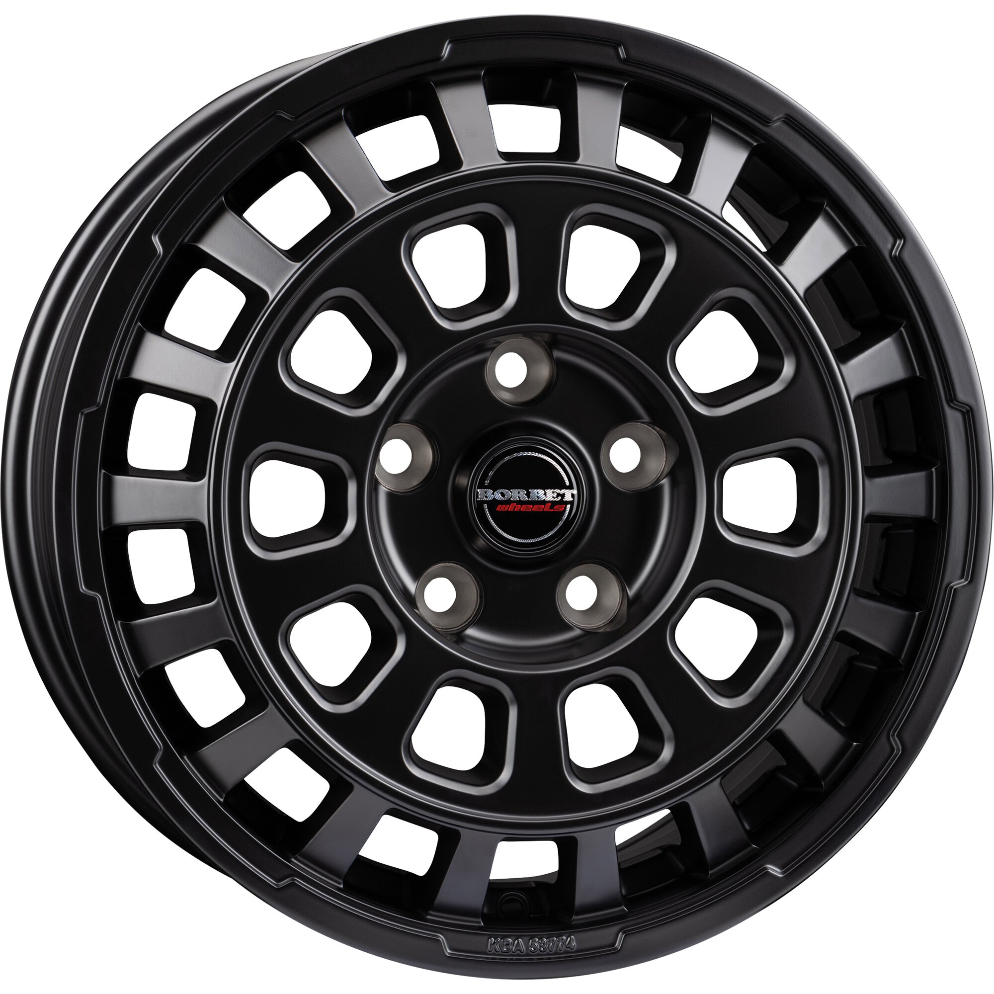 Aluminium Wheel Rim CW7 for Fiat Ducato, 1250 kg, black matt, 7.5 x 18"