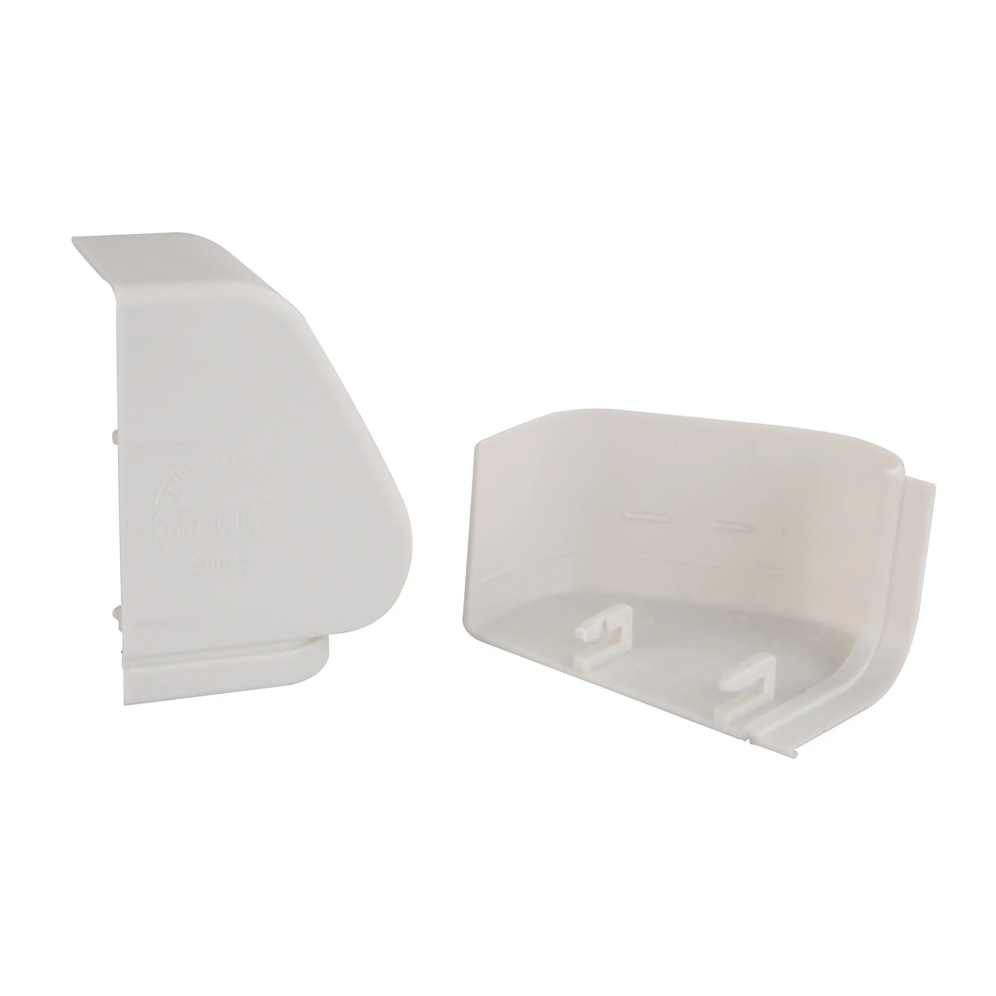 Lagerdeckelkappen (Paar), alu-grau