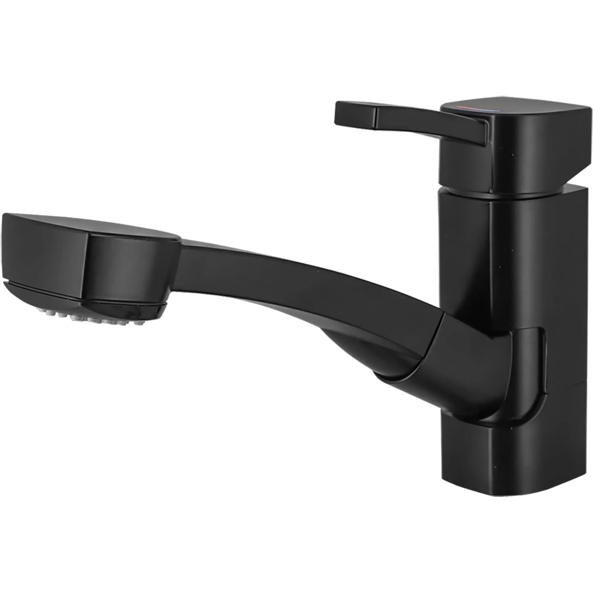 Einhebelmischer Capri mit Dusche Picchina, schwarz matt