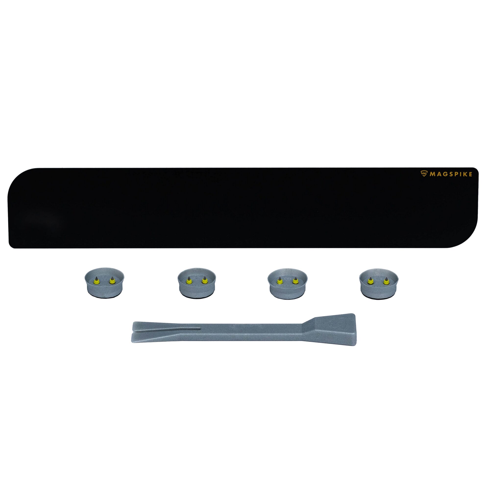 MagSpike Trägerplatte mit Magnet MagSpike Set L ohne Haken, schwarz