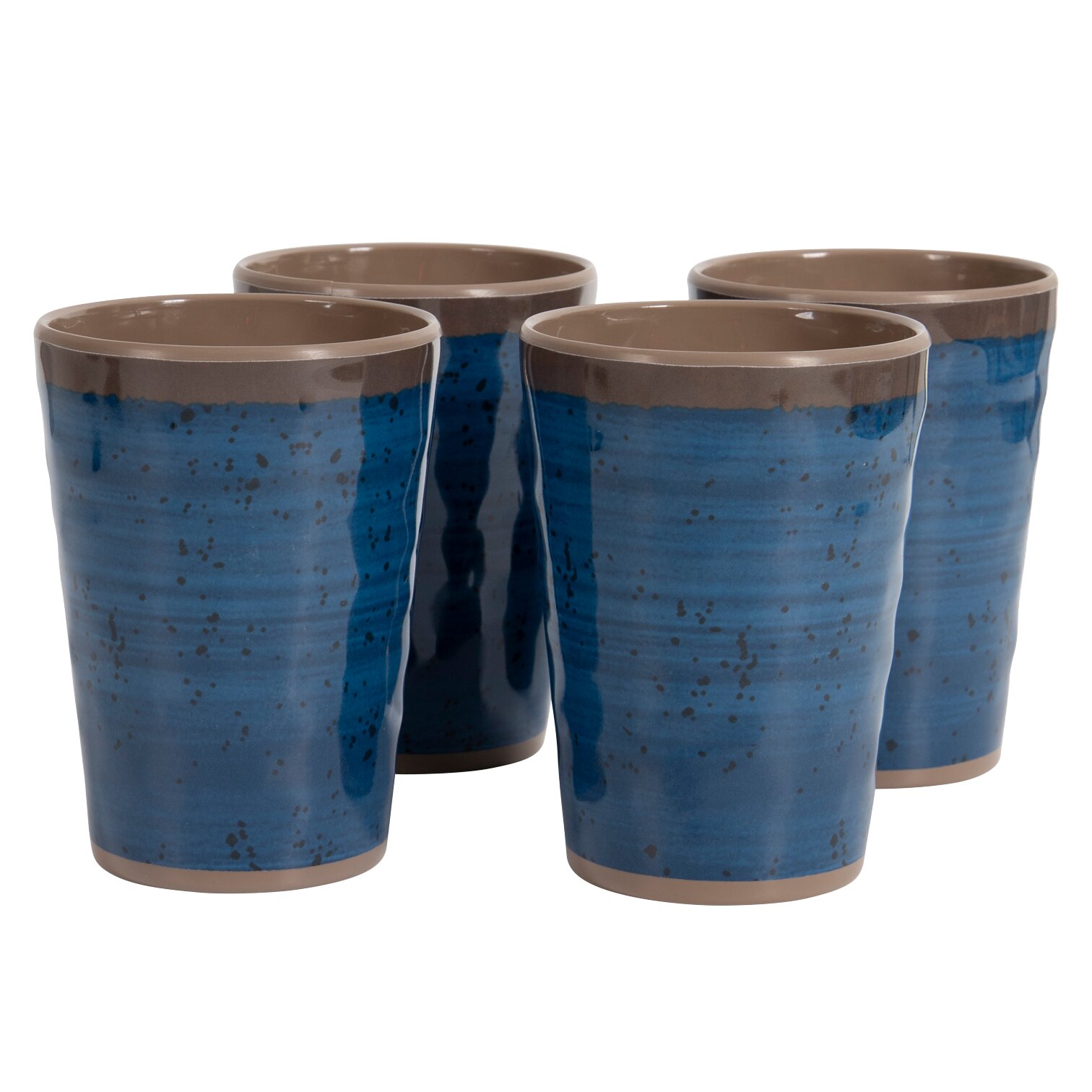 Bo-Camp Trinkbecher Halo, 4-teilig, blau