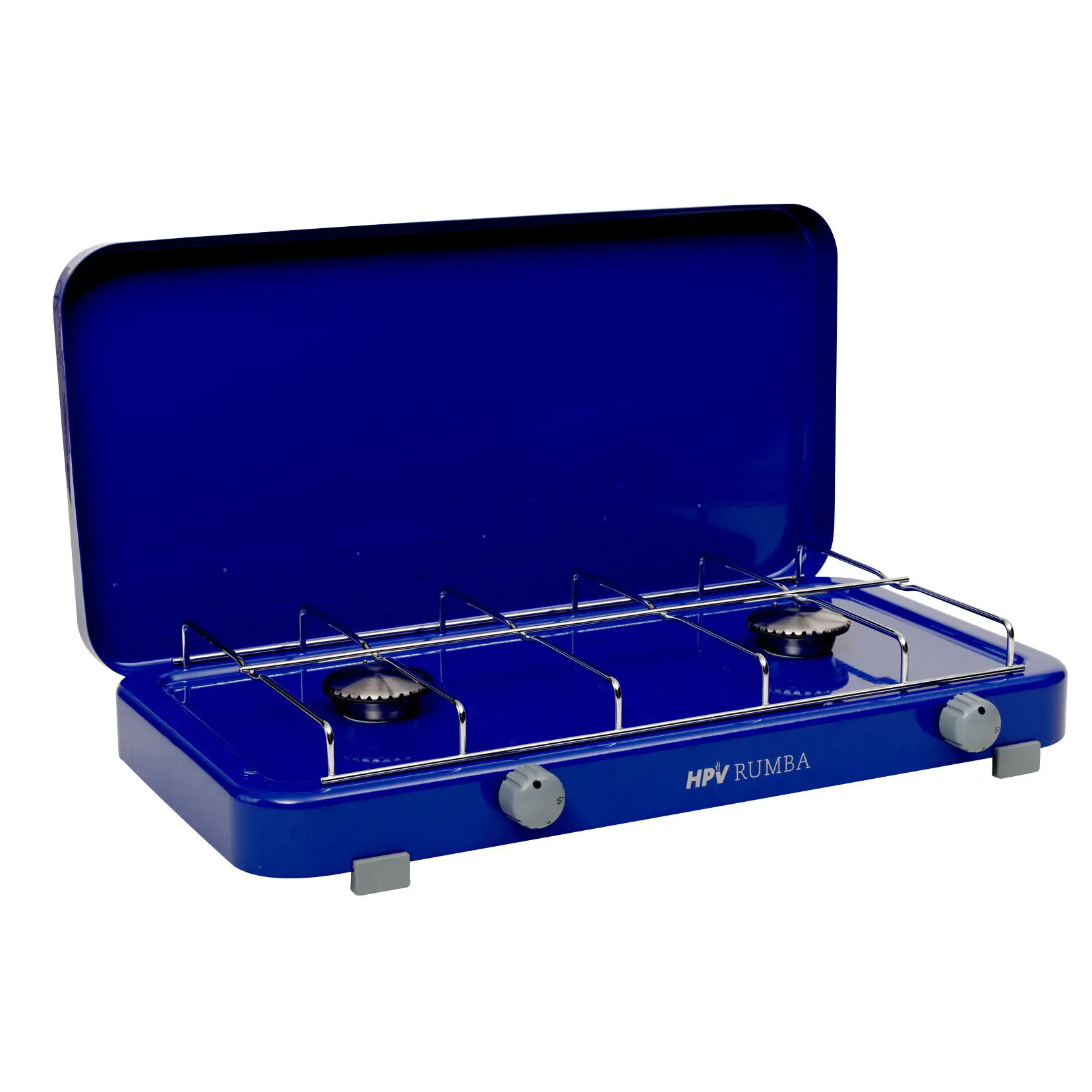 Zweiflamm Gaskocher Rumba, 50 mbar, mit Zündsicherung