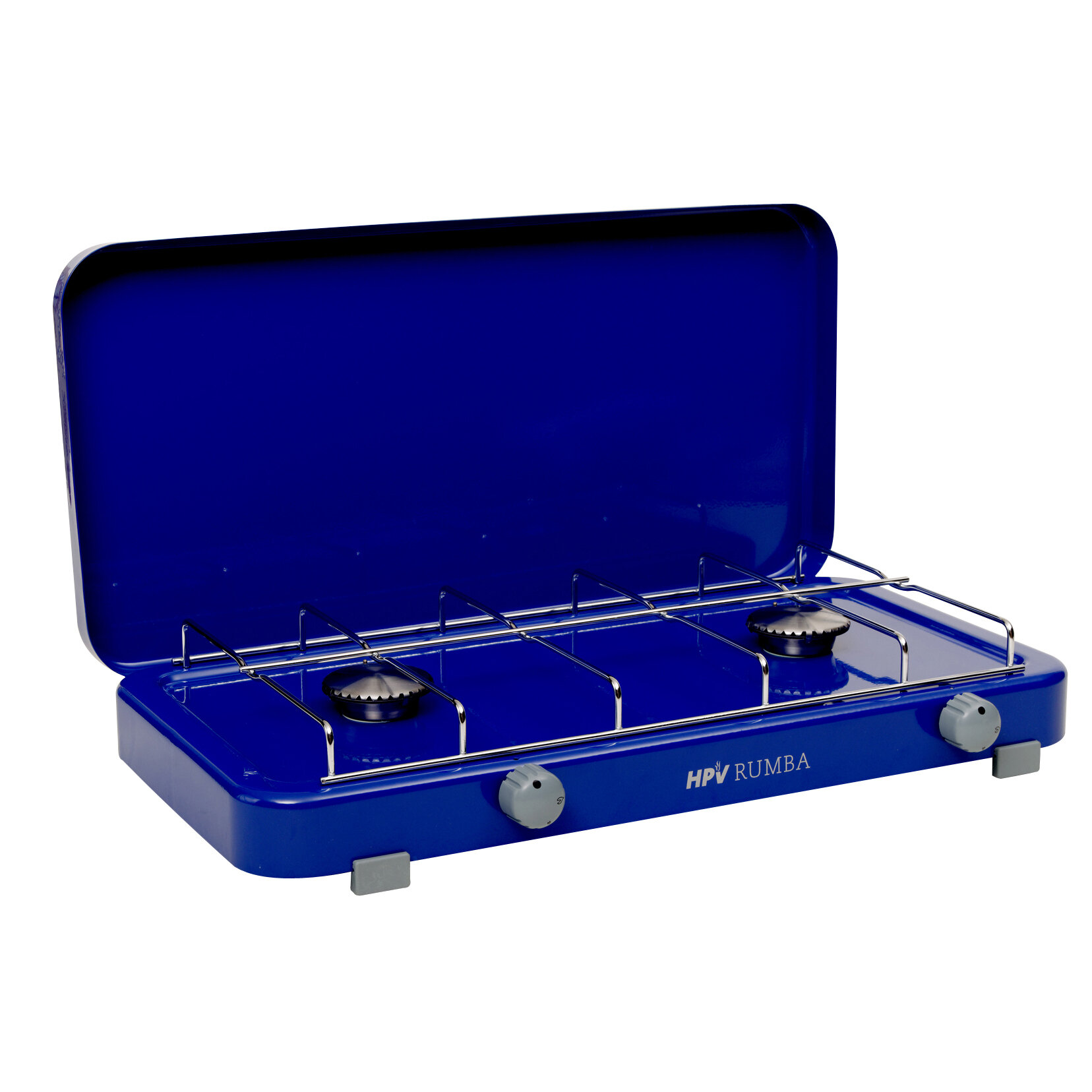 Zweiflamm Gaskocher Rumba, 50 mbar, mit Zündsicherung