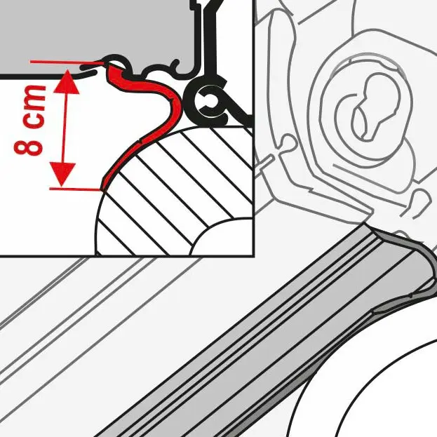 Sealing Tape Rain Guard Lower