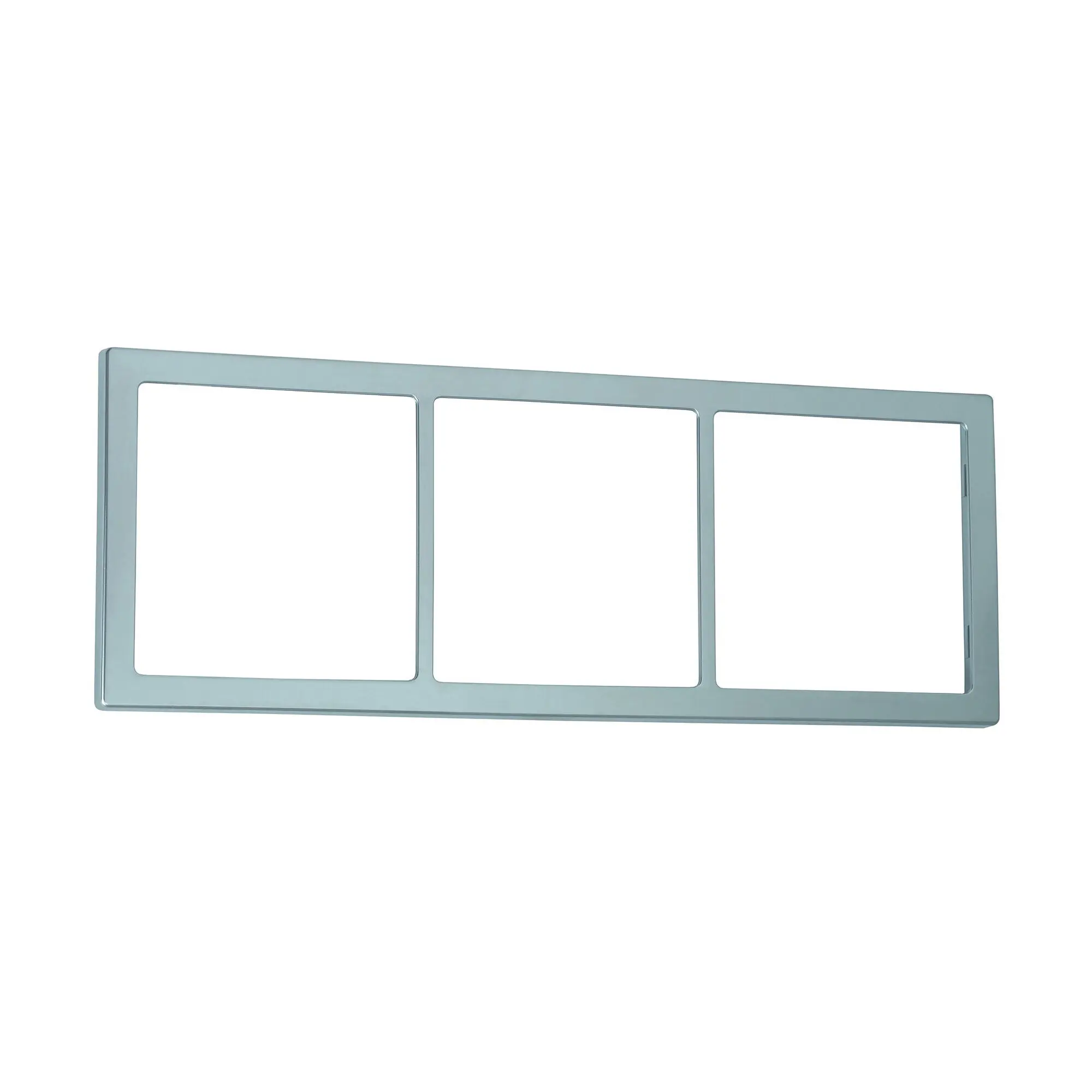 Abdeckrahmen chrom matt, 3-fach