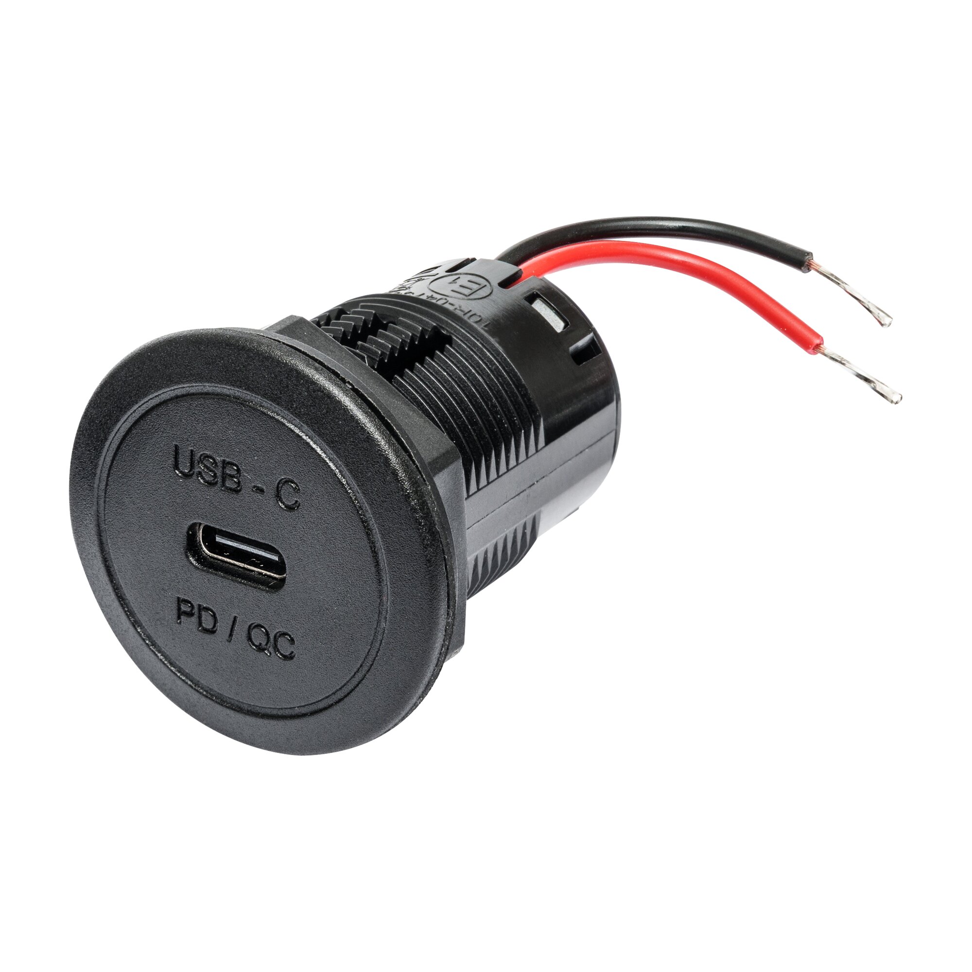 Pro Car Power-Einbausteckdose USB-C, 60 W, ohne Montageplatte