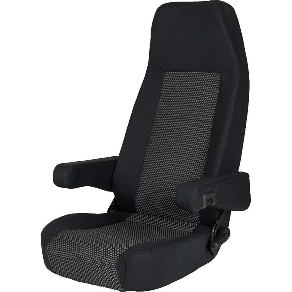 Sportscraft Pilot Seat, black grey, integrated neck support