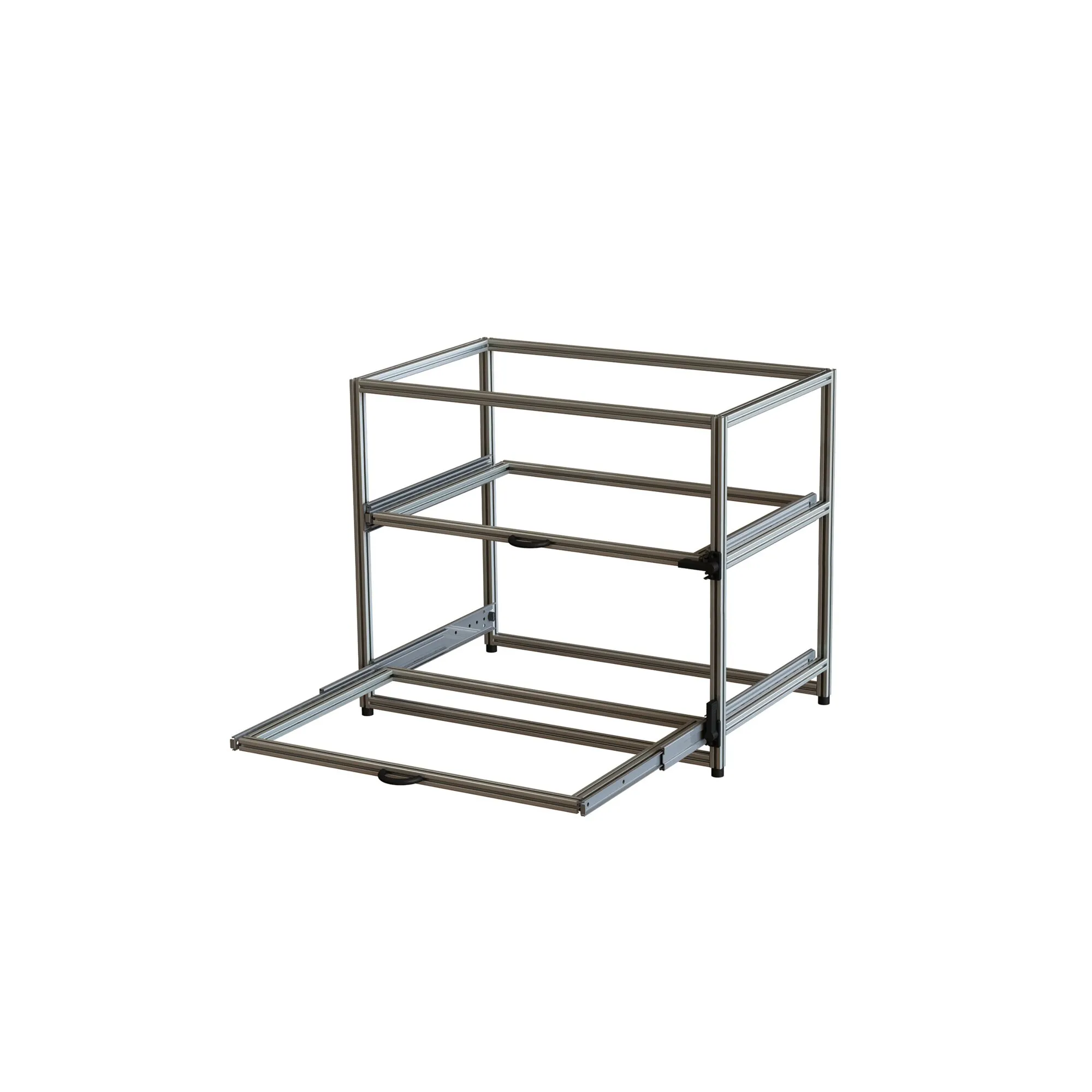 Auszugs-Regalsystem, quer, 69 x 70 x 44 cm