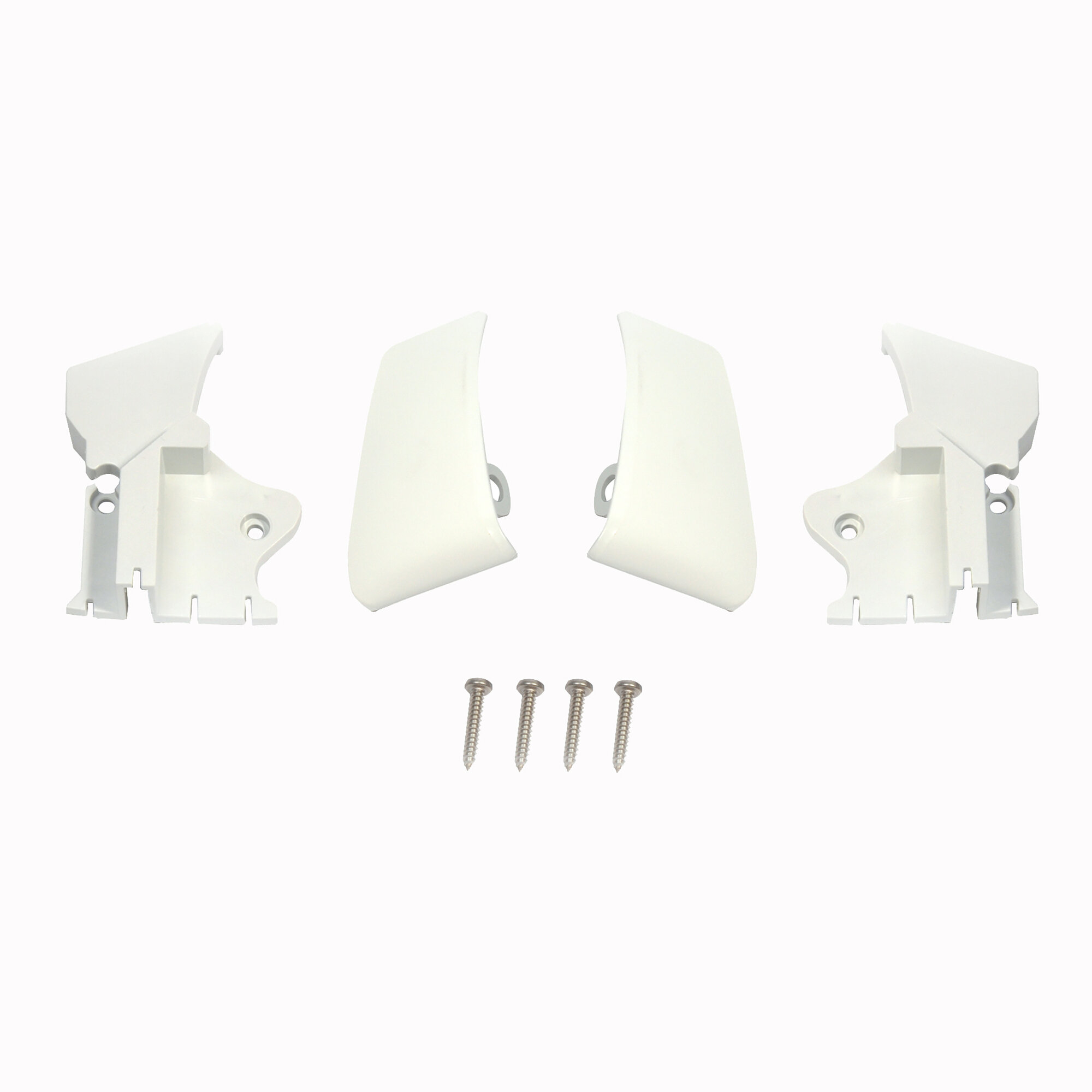 Frontblendenendkappen für TO 8000, weiß