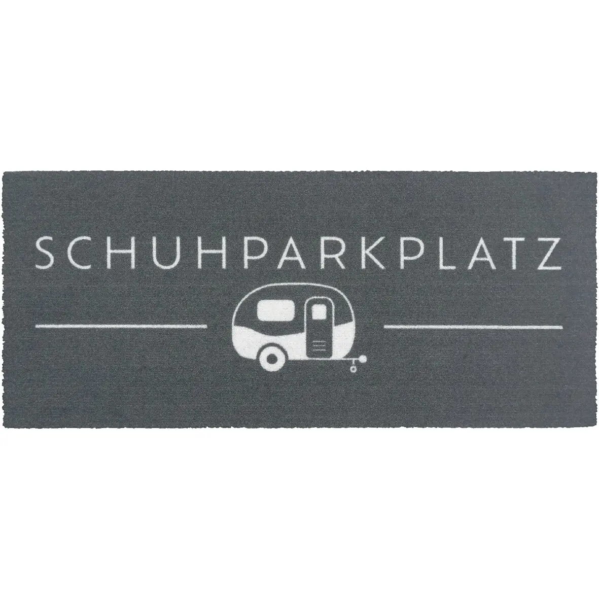 Fußmatte Schuhparkplatz, Wohnwagen
