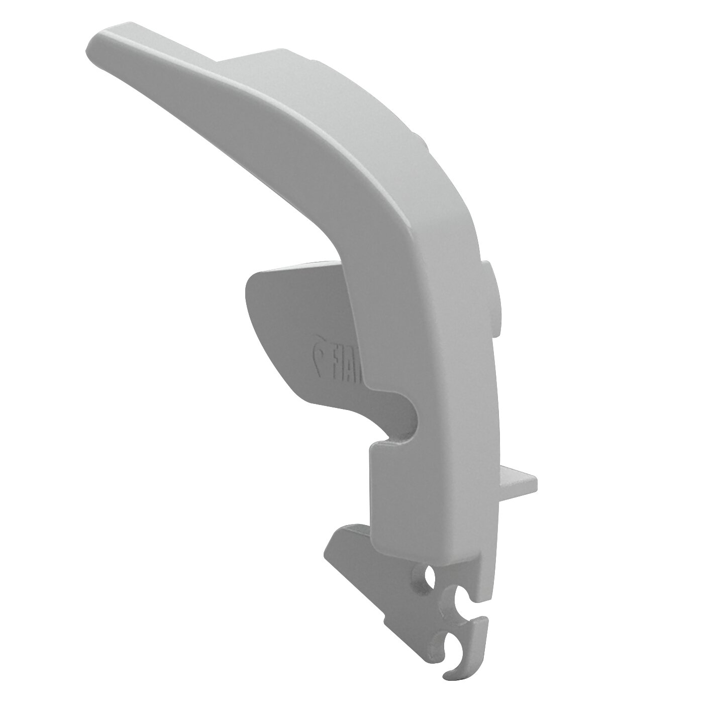 Lead Bar End Cap, left-hand, polar white
