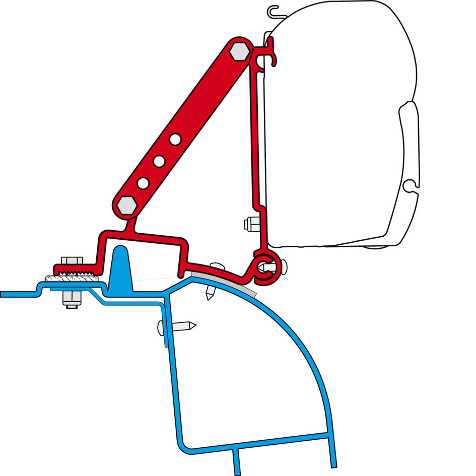 Fiamma Markisenadapter Renault Master H2 für F45