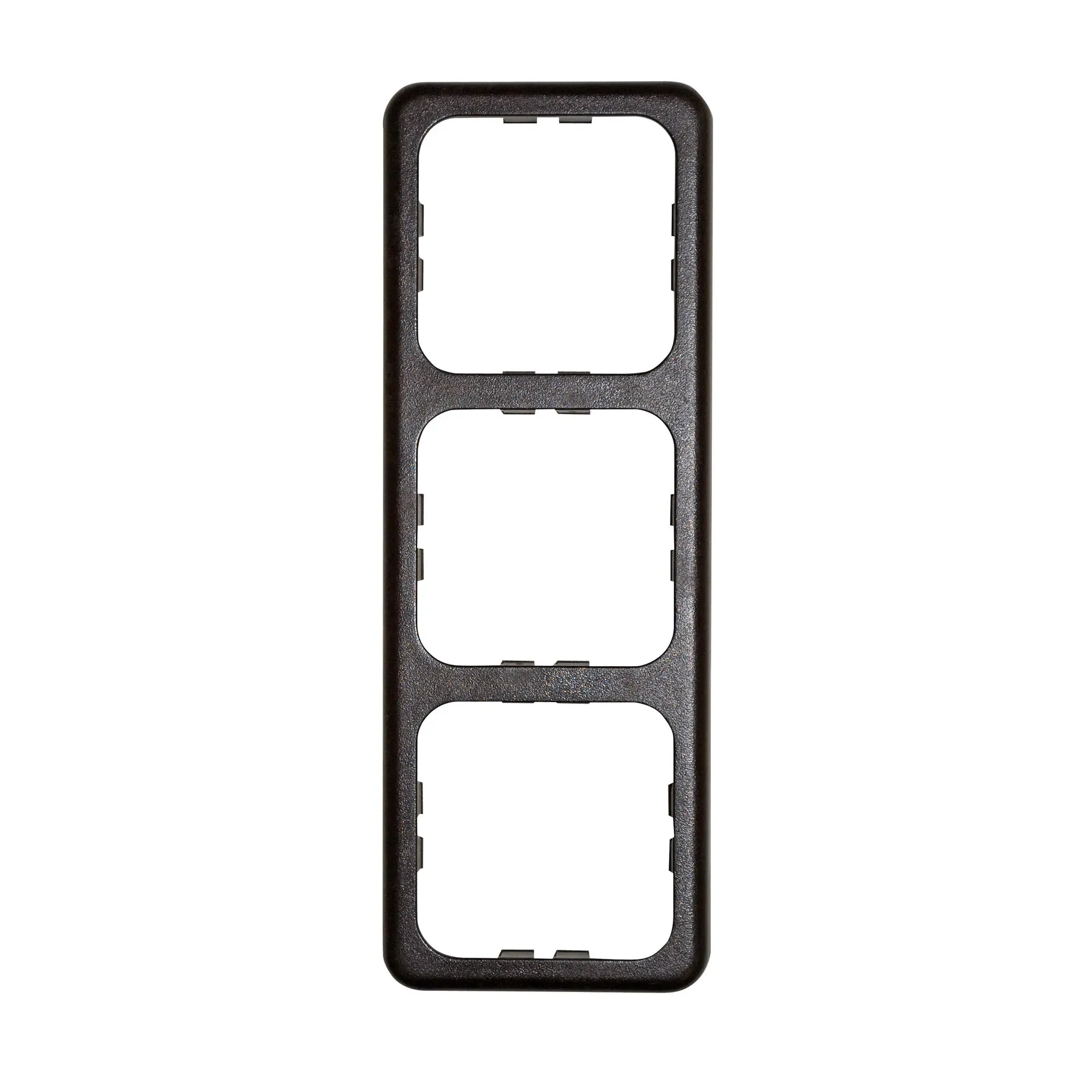 Abdeckrahmen braun, 3-fach