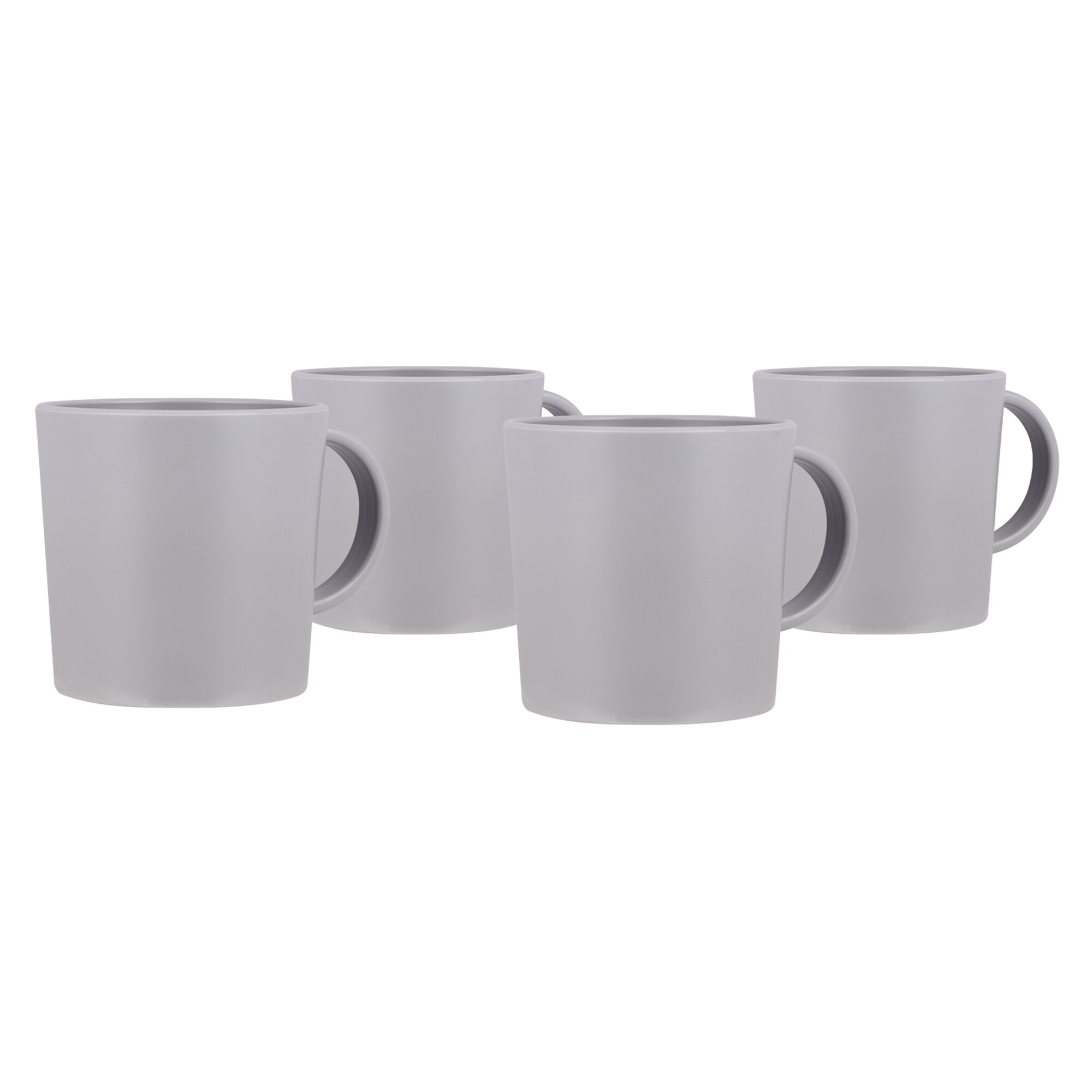 Henkelbecher Renew, 4-teilig, grau