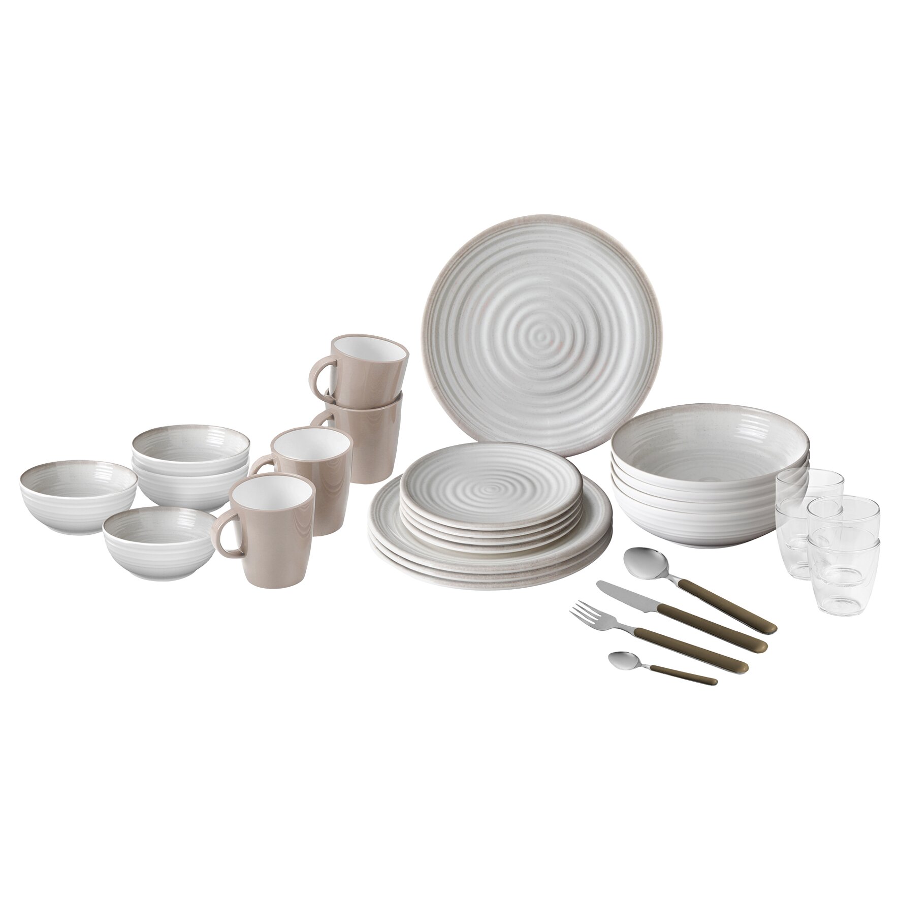 Tableware Series Savana, Tableware Set 40 pieces