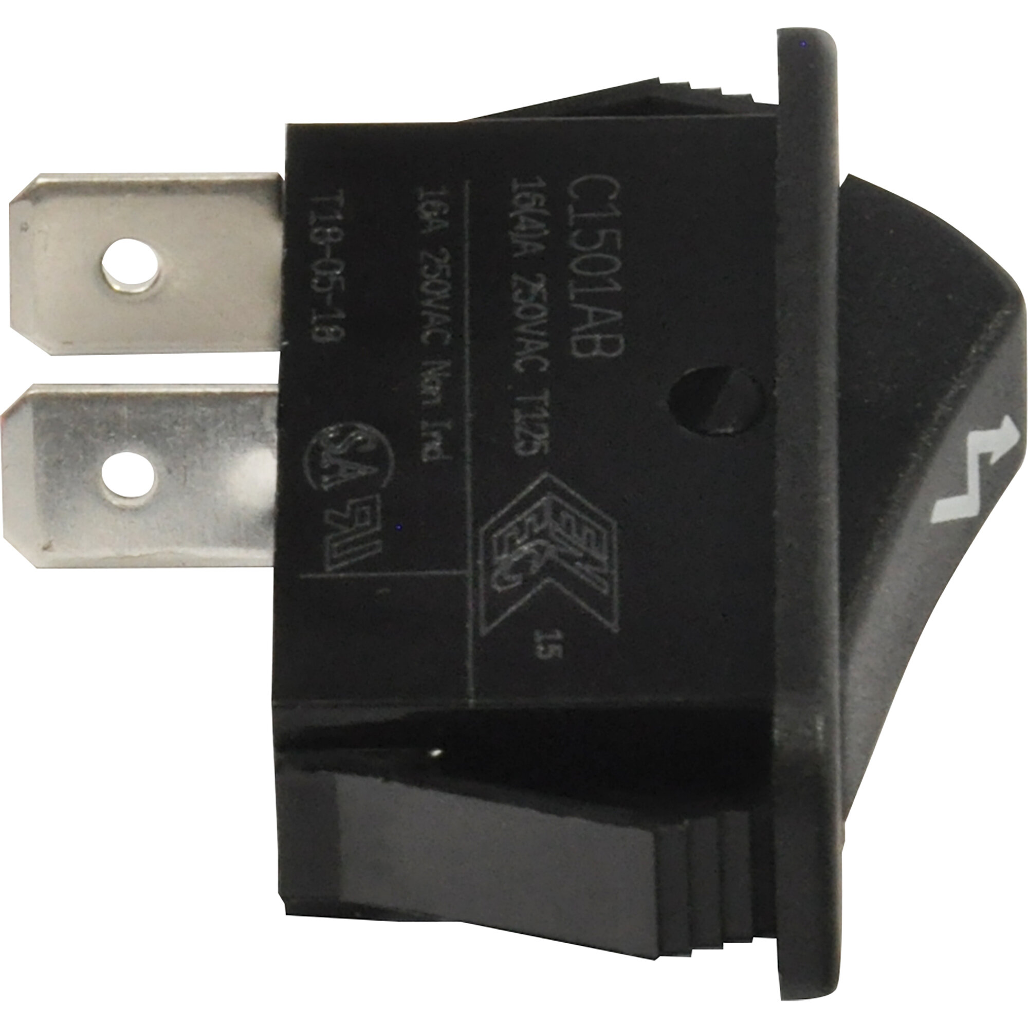 Switch, Rectangular, for Electric Ignition of Thetford Hobs and Ovens