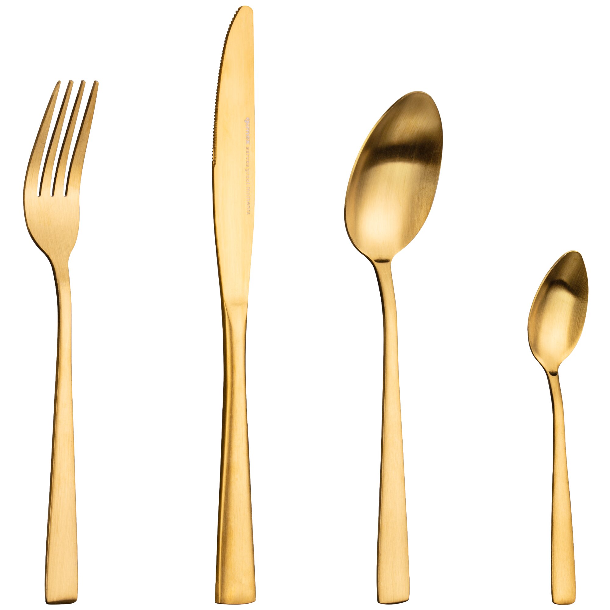 Cutlery Set Stainless Steel, gold