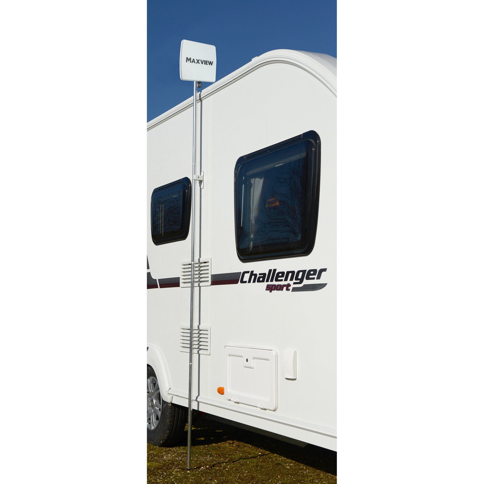 Pole with Side Wall Bracket for Maxview Roam Basecamp