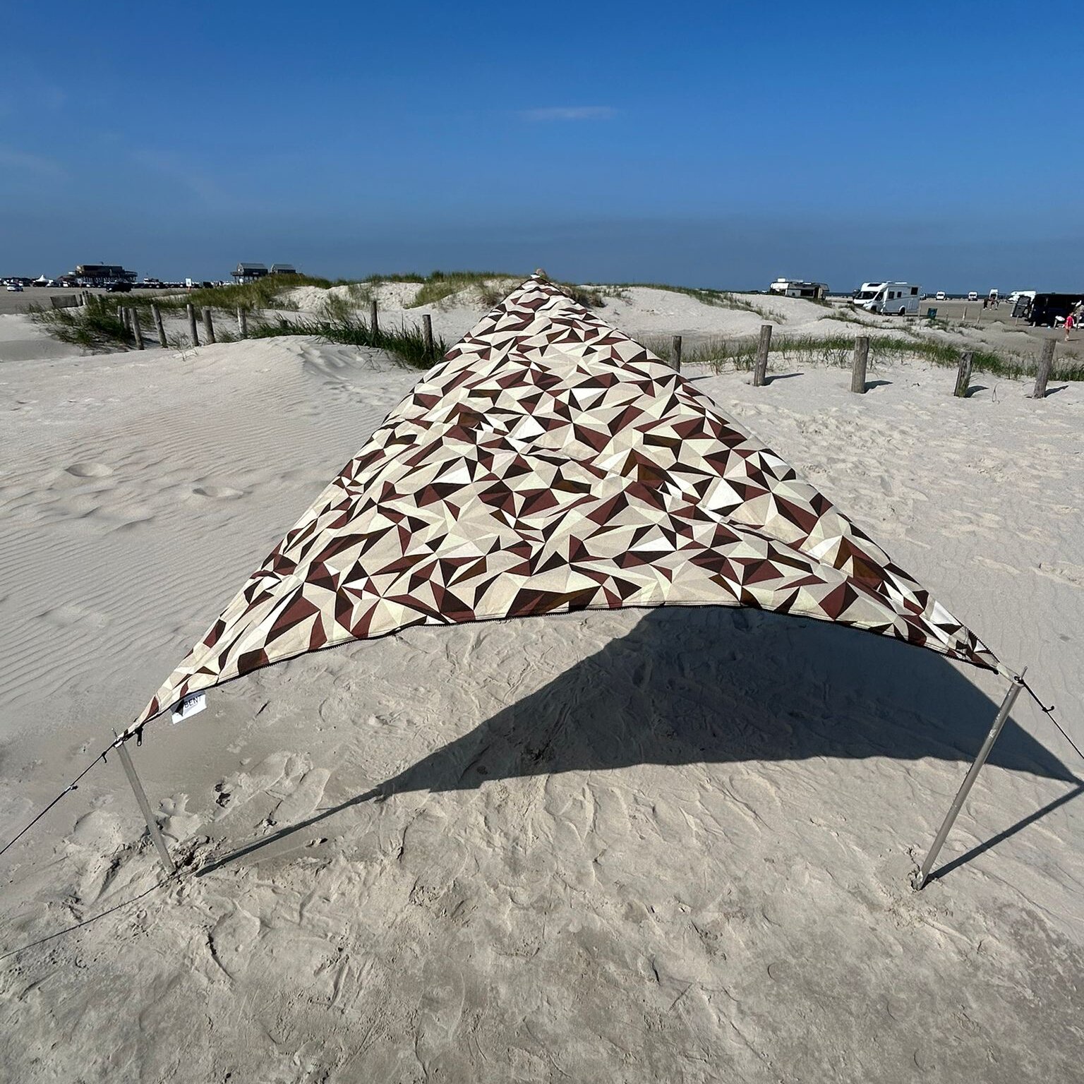 Sonnensegel „TC-Zip Canvas Single“ Nature Design Earth