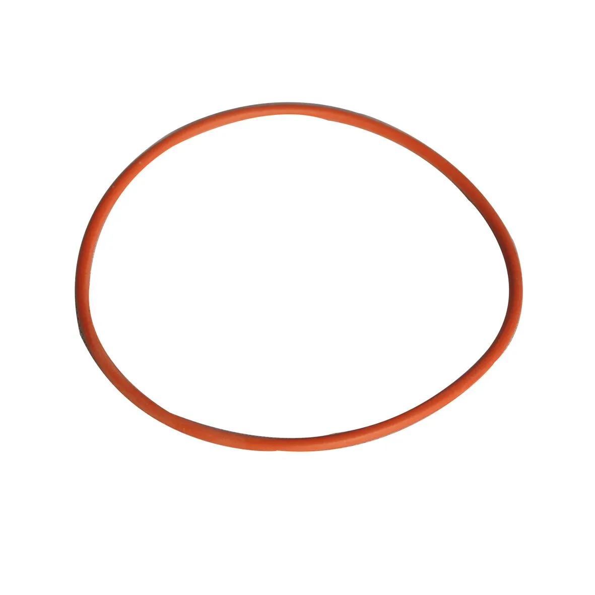 Roter O-Ring 45 x 1,5 mm in runder Form auf weißem Hintergrund