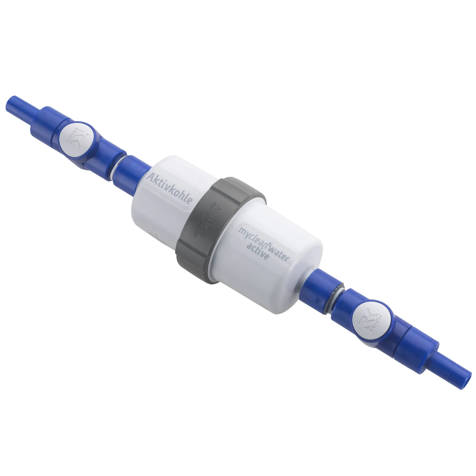 Wasserfilter Einbauset myclean®water active UniQuick, gerade