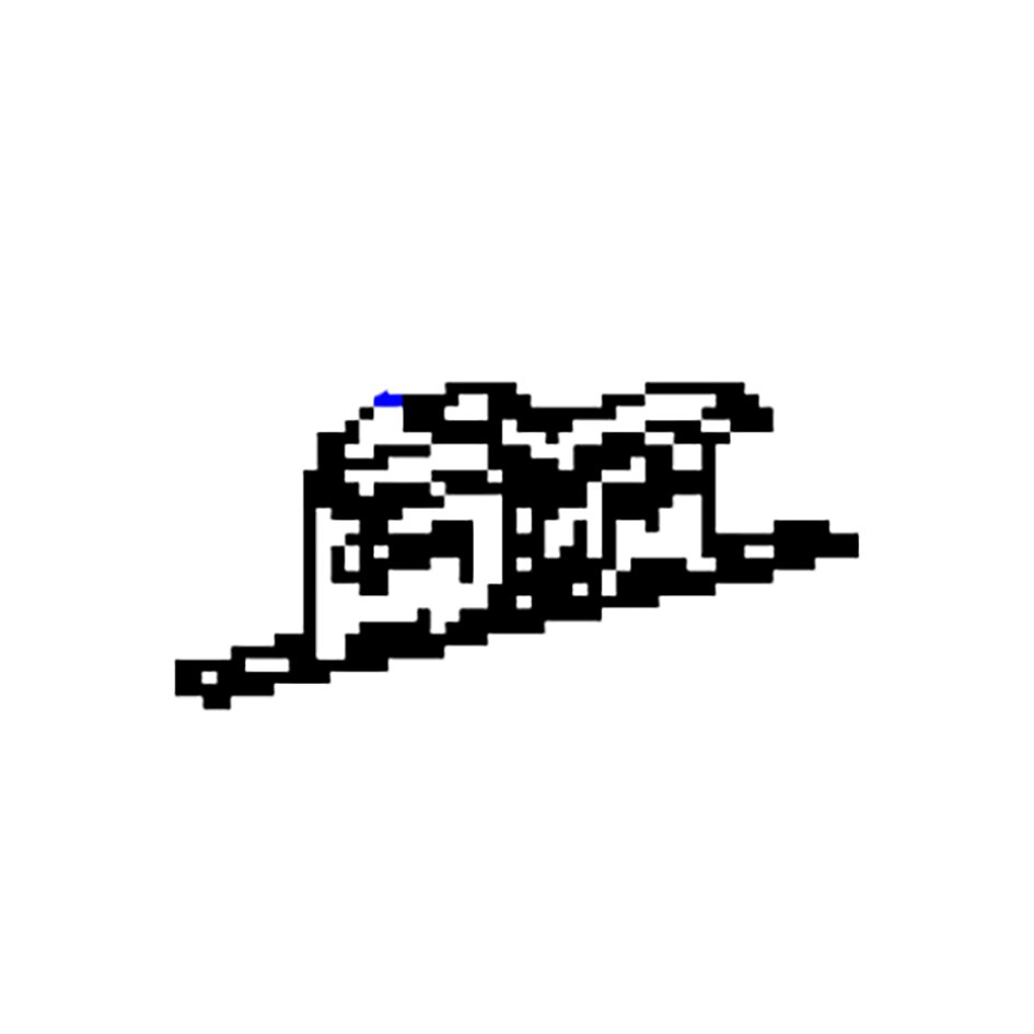 Support Leg Lock in the Front Panel Thule 4200 / TO 4900