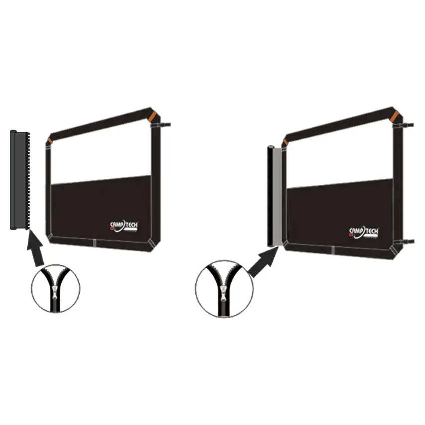 Windschutz Air, 4-teilig, Laufstall