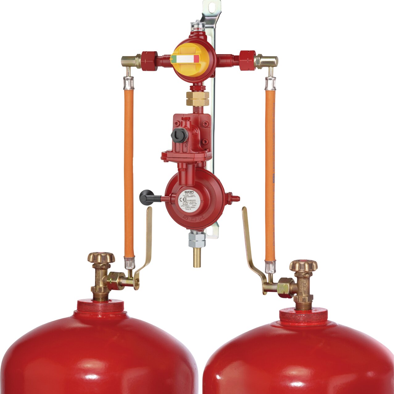 GOK 2-Flaschenanlage 4 kg/h  (GF AUV Sichtanzeige OPSO PR)