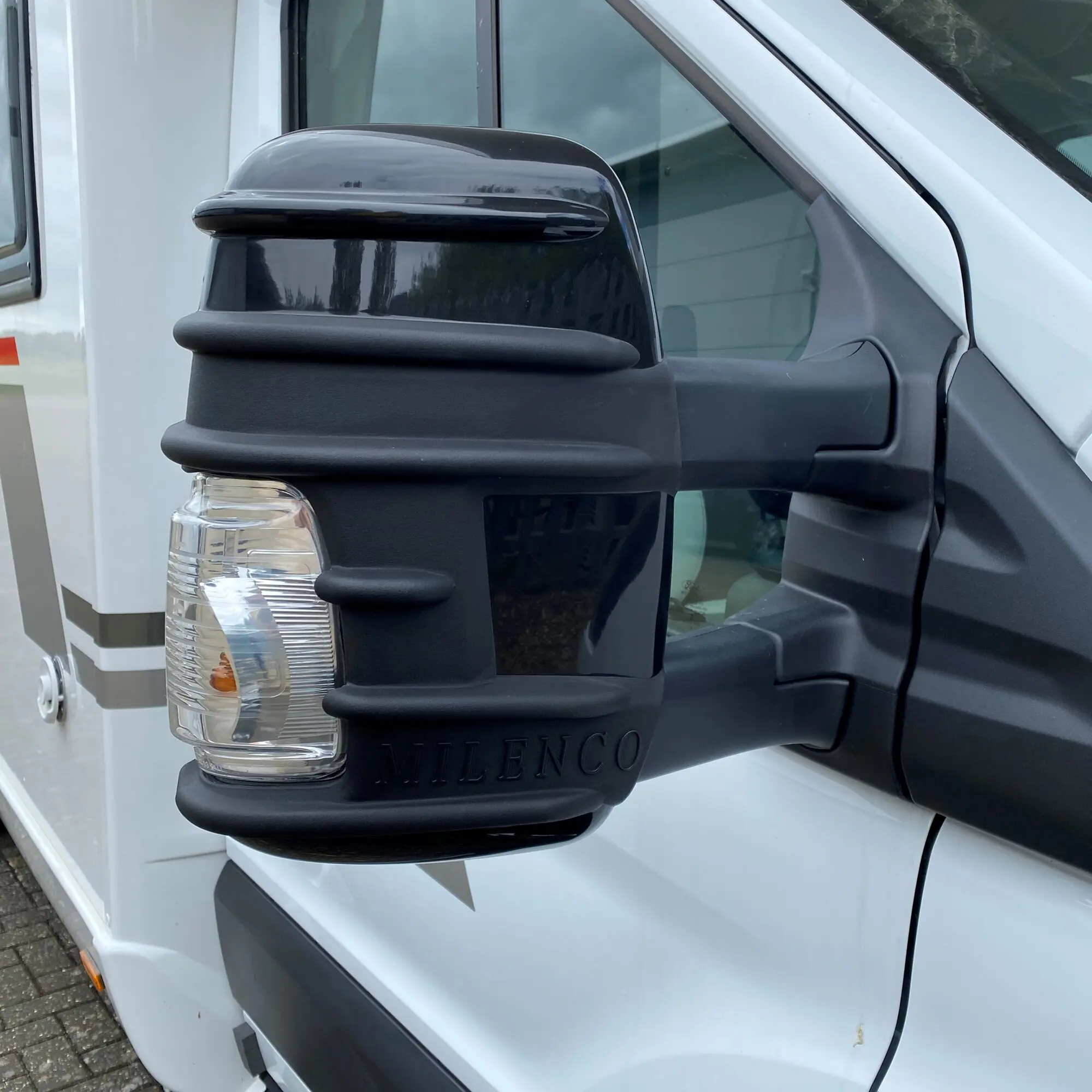 Spiegelschutz Ford Transit Custom, schwarz