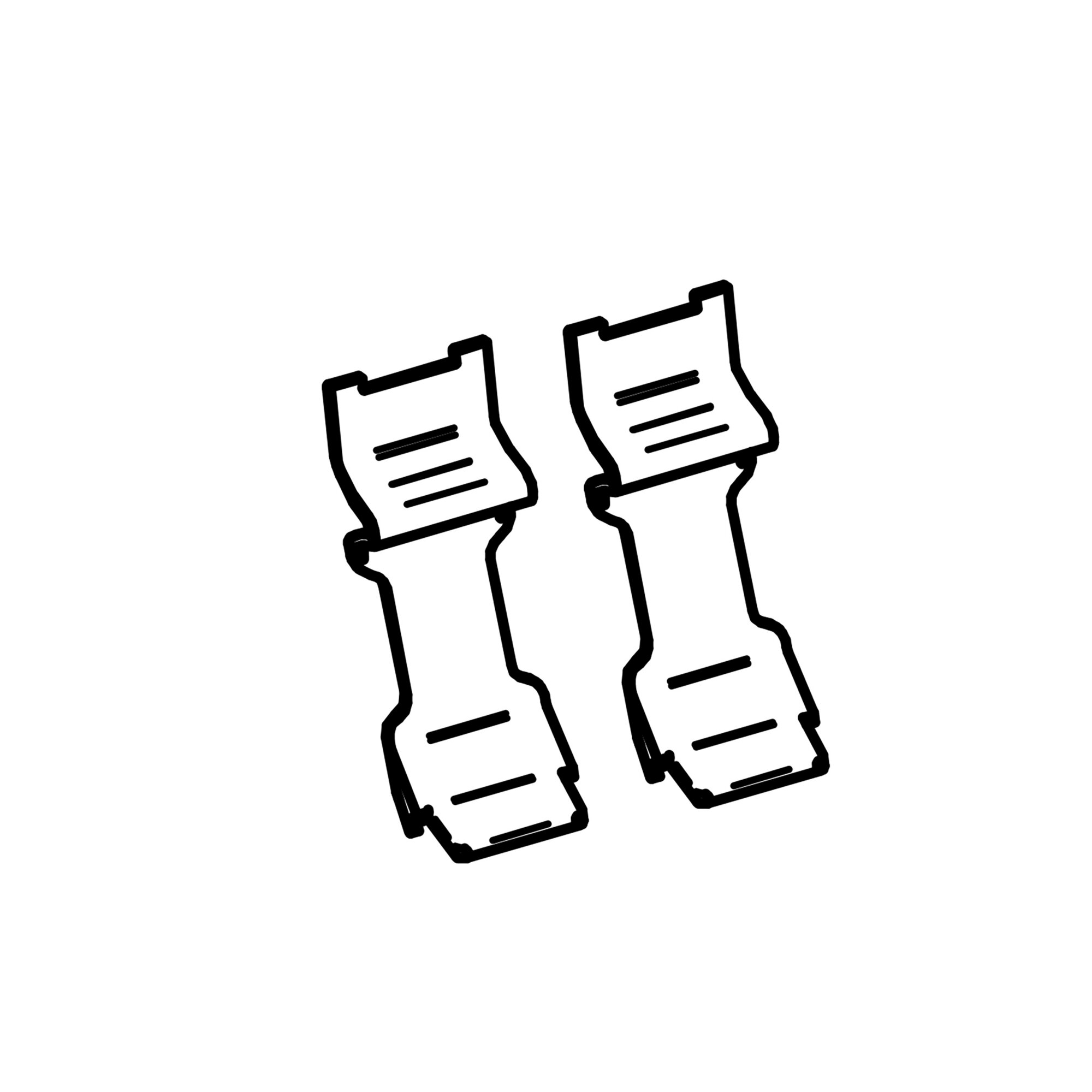 Articulated Arm Guide Thule 4200, 2 Pieces