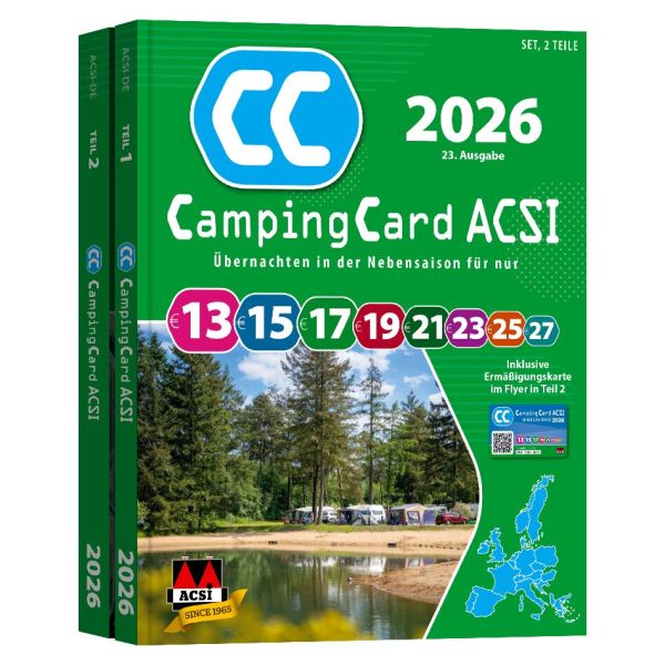 CampingCard 2026 (inklusive Ermäßigungskarte)