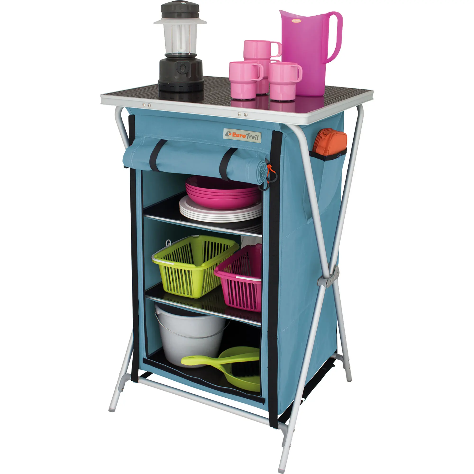 Campingschrank, hellblau, Aubenas