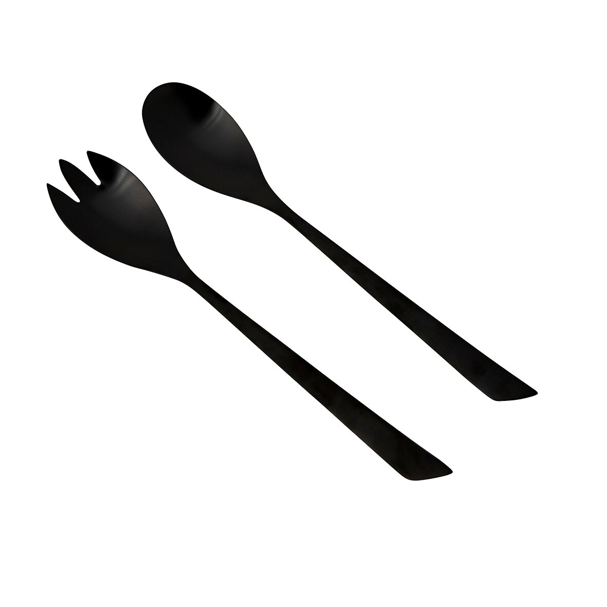 Salad Servers Elegant, black