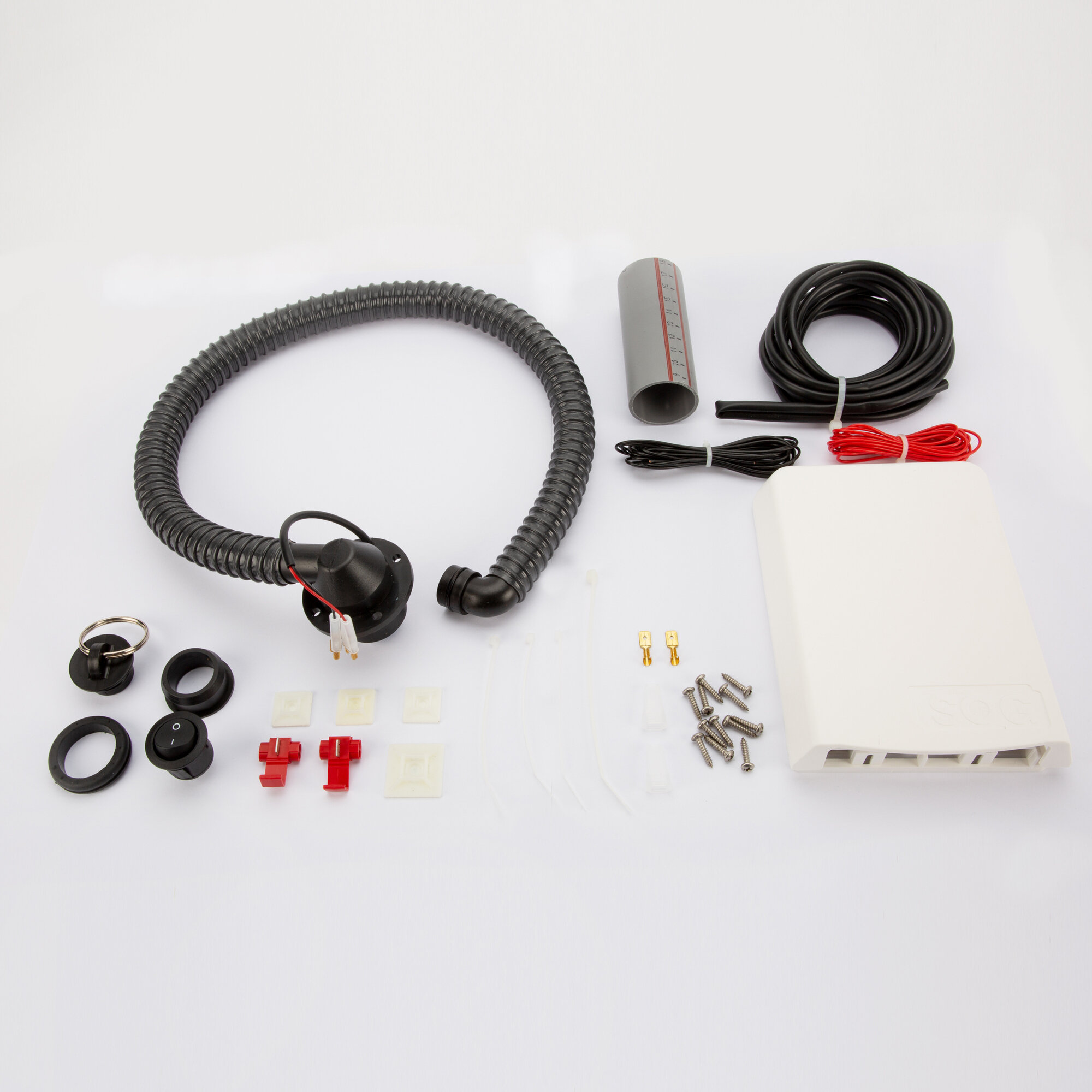 Elektrische WC-Entlüftung für Porta Potti, Türvariante