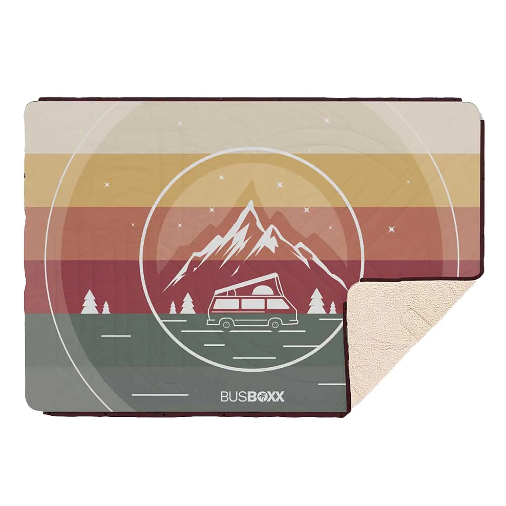 Schlafdecke PillowBlanket™, Red Stripe