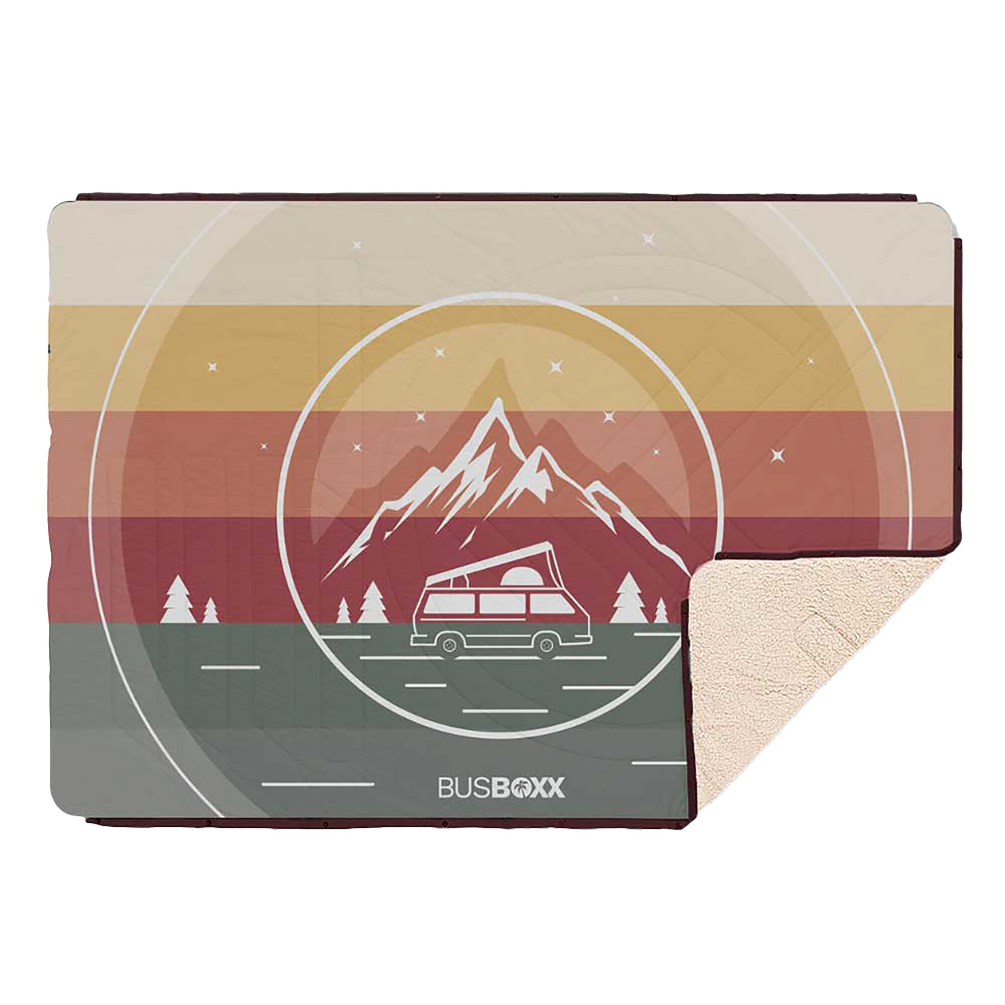 Sleeping Blanket PillowBlanket™, Red Stripe