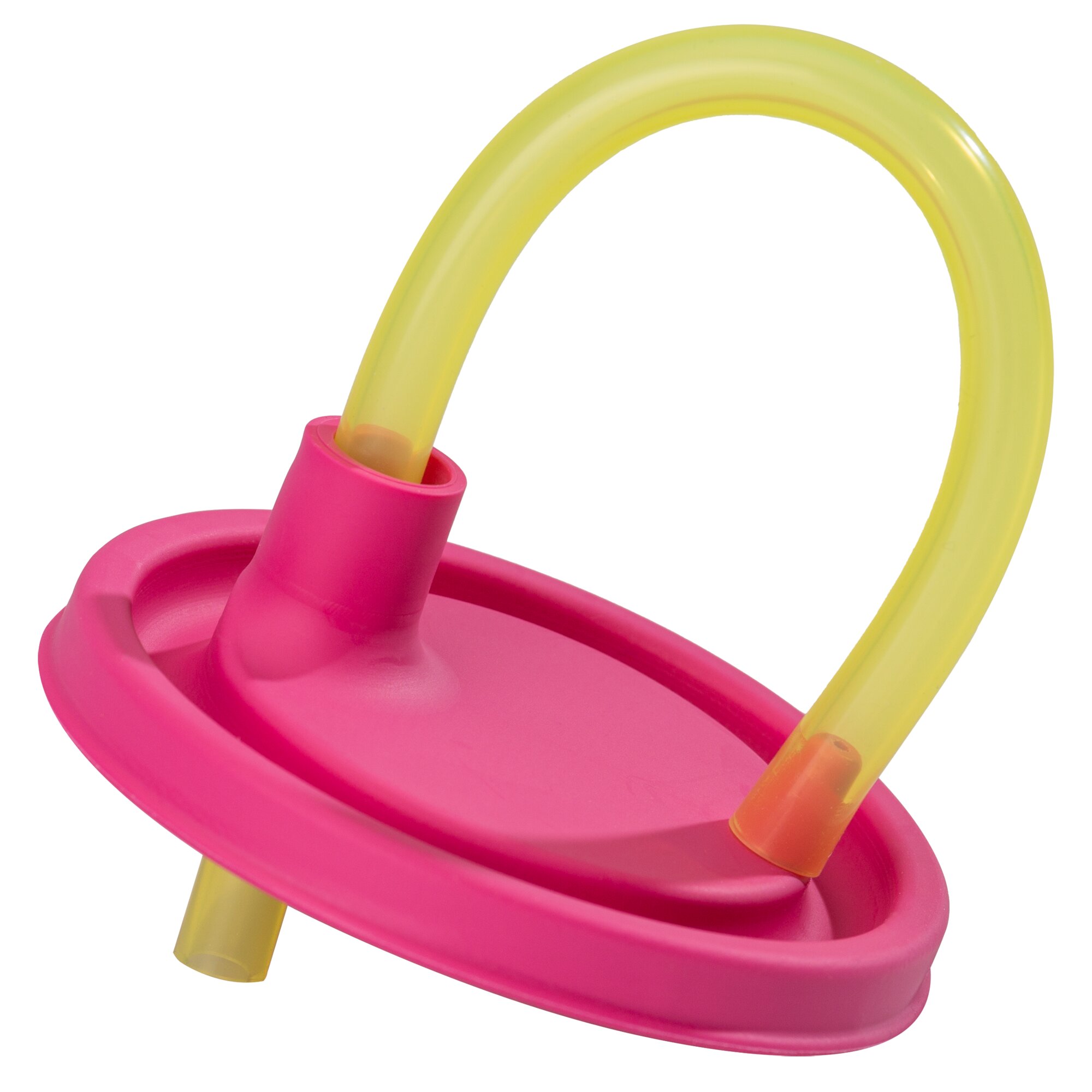 Lid with Straw, pink