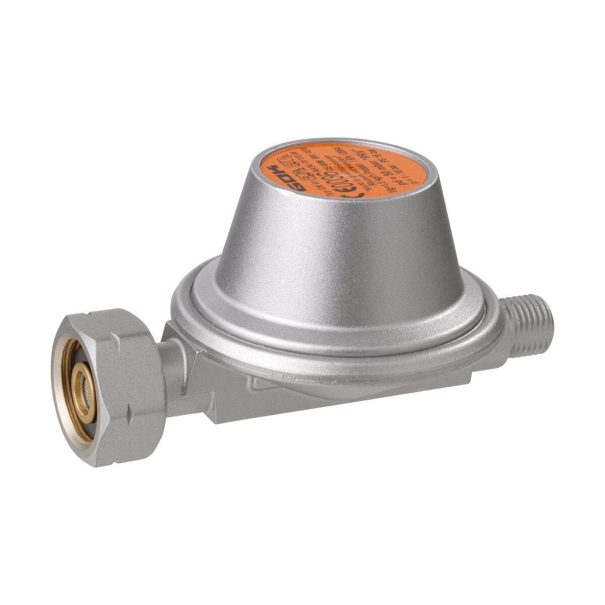 GOK Niederdruckregler 1,5 kg/h, ohne Manometer, Shell-F x G 1/4 LH-KN