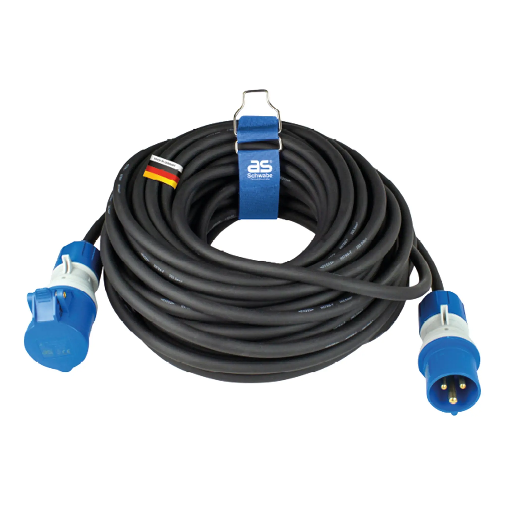 CEE Extension Cable, 25 m black