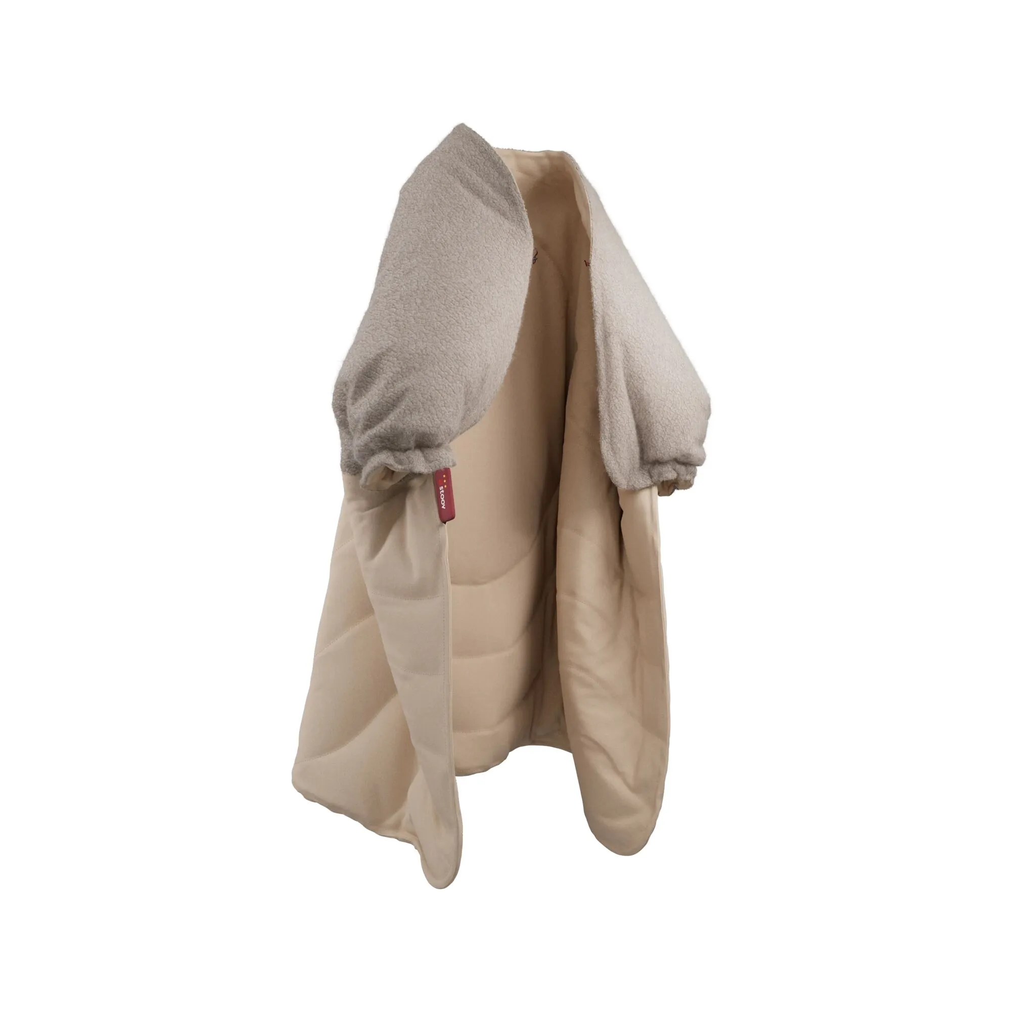 Wärmedecke Huge Hug, beige, wollig (180 x 135 cm, S3 große Batterie, Pro)