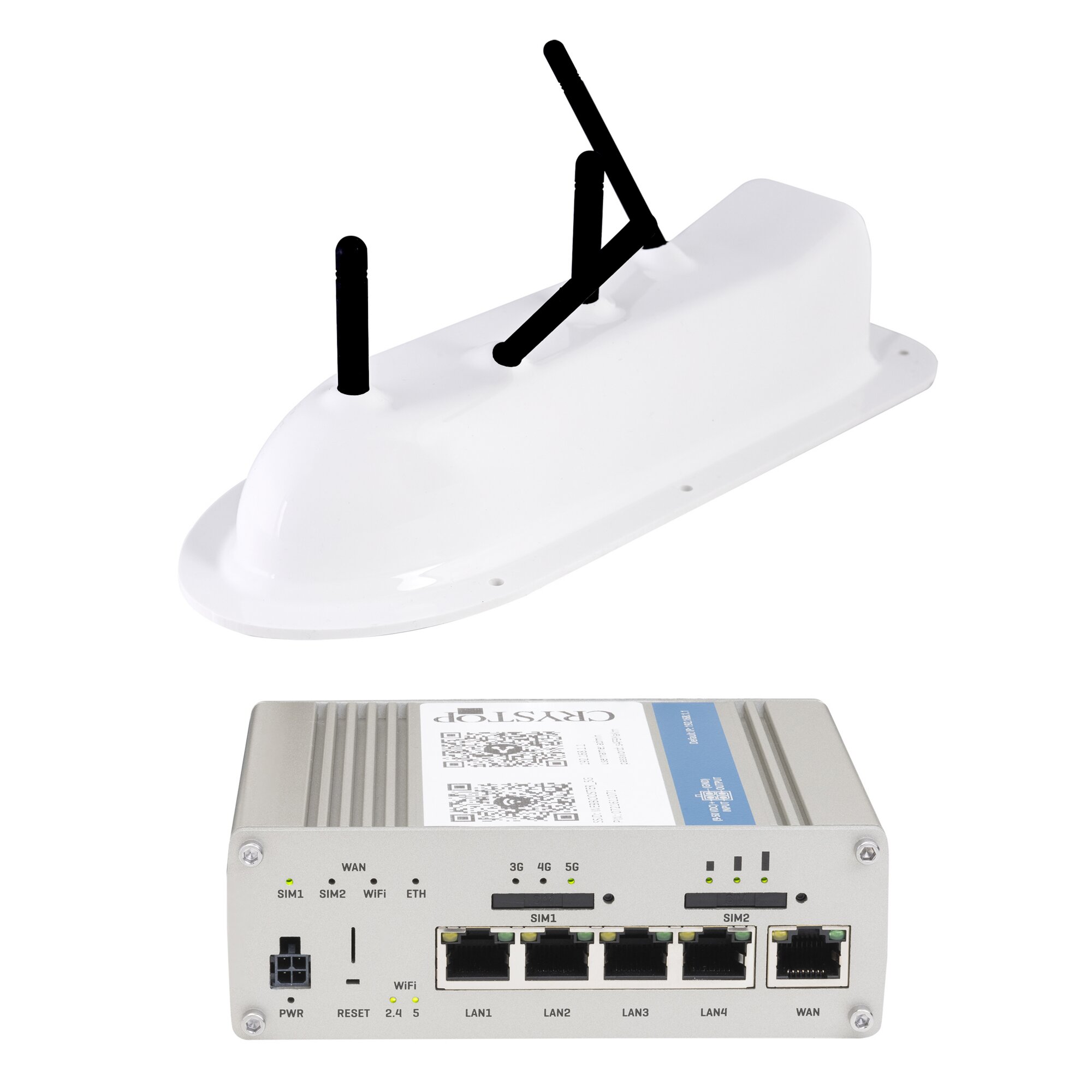 Router Set WebBooster Standard, white