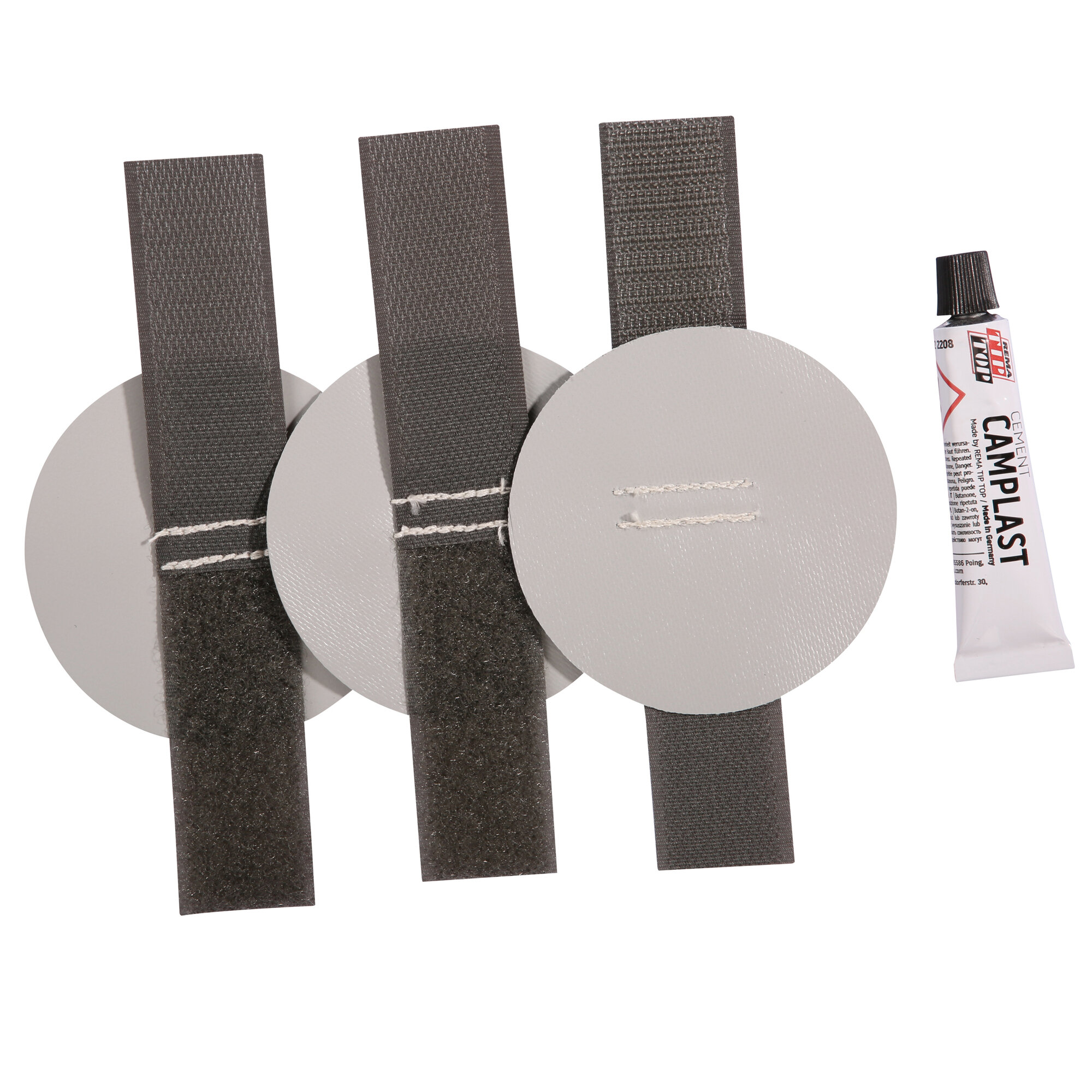 Zeltstabbefestiger, grau