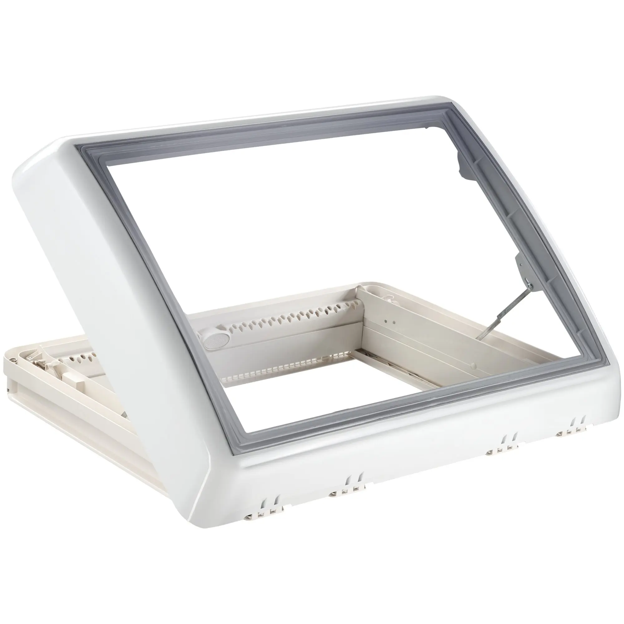 Dachfenster Midi Heki FL Kurbel mit Zwangsbelüftung, cremeweiß