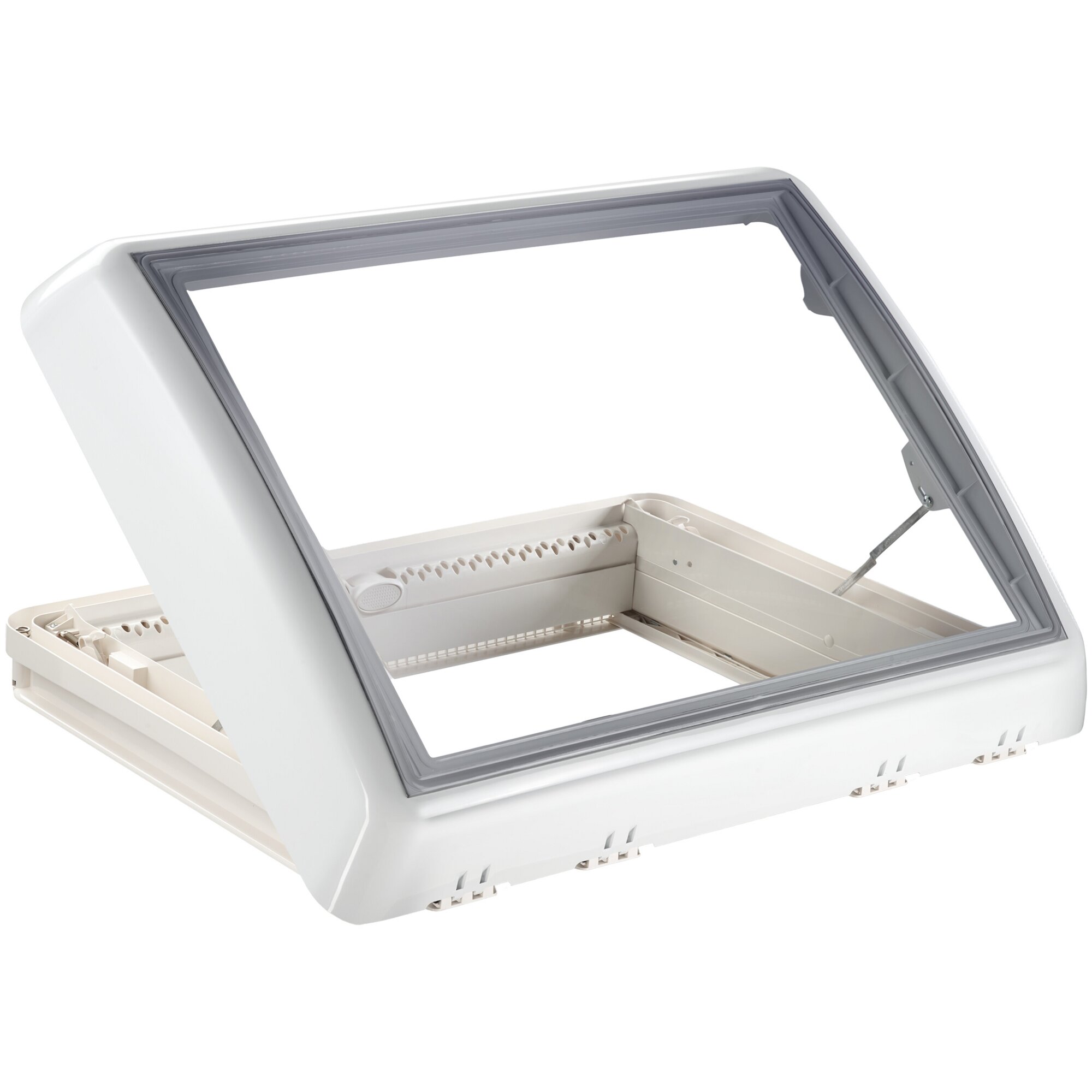 Dachfenster Midi Heki FL Kurbel mit Zwangsbelüftung, cremeweiß